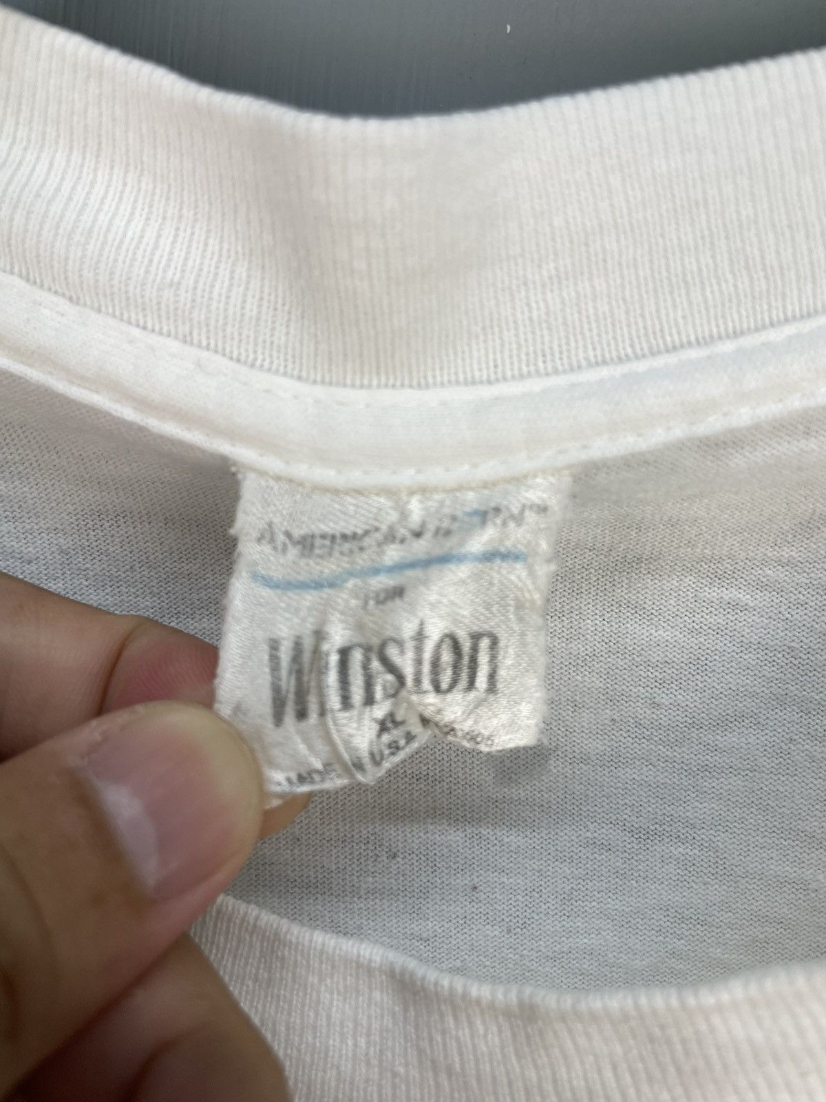 Harry Winston Vintage 90s Winston pocket tee Size US XL / EU 56 / 4 - 6 Thumbnail