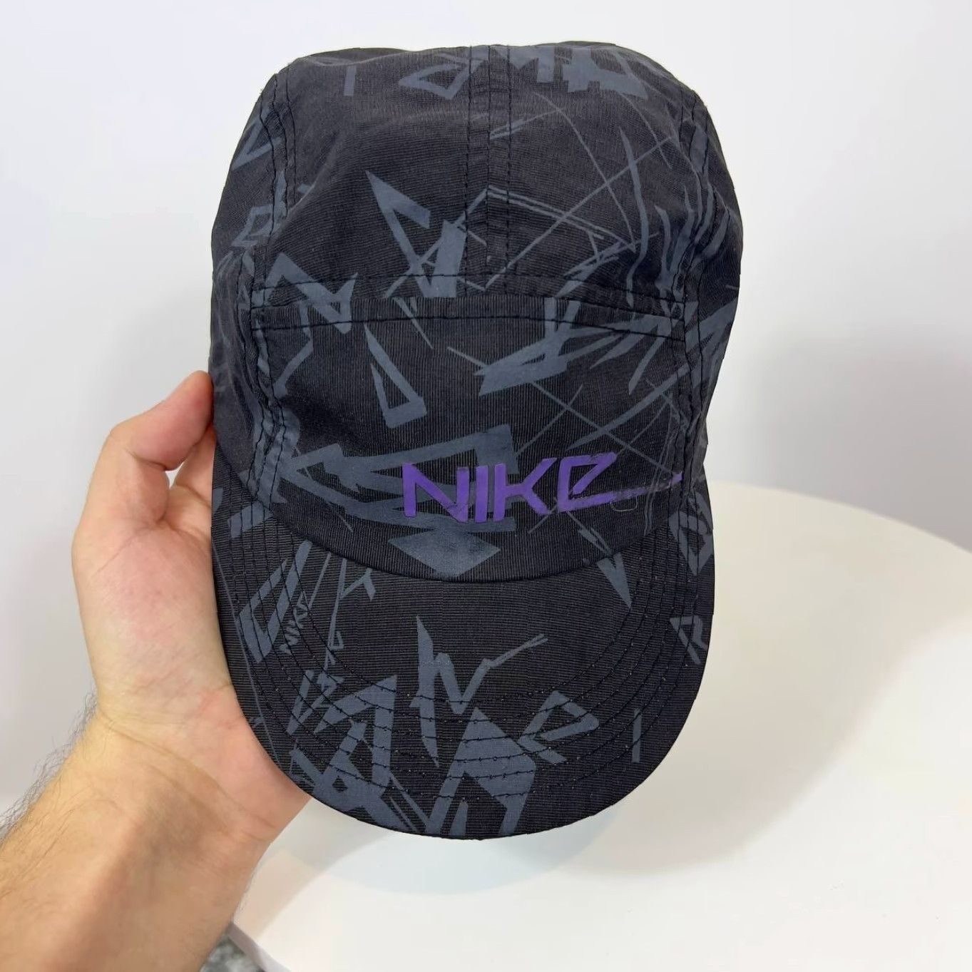 Nike Nike Vintage Cap 5 Panel Size S/M Men's Black Cap, Adjustable, Solid Pattern, Nike, Men, One Size, Casual, Summer, Spring, Fall Size ONE SIZE - 4 Thumbnail