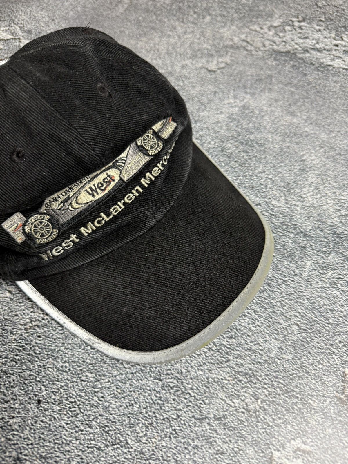 Other VNTG West McLaren Mercedes Formula 1 Reflective Edge Cap Size ONE SIZE - 4 Thumbnail