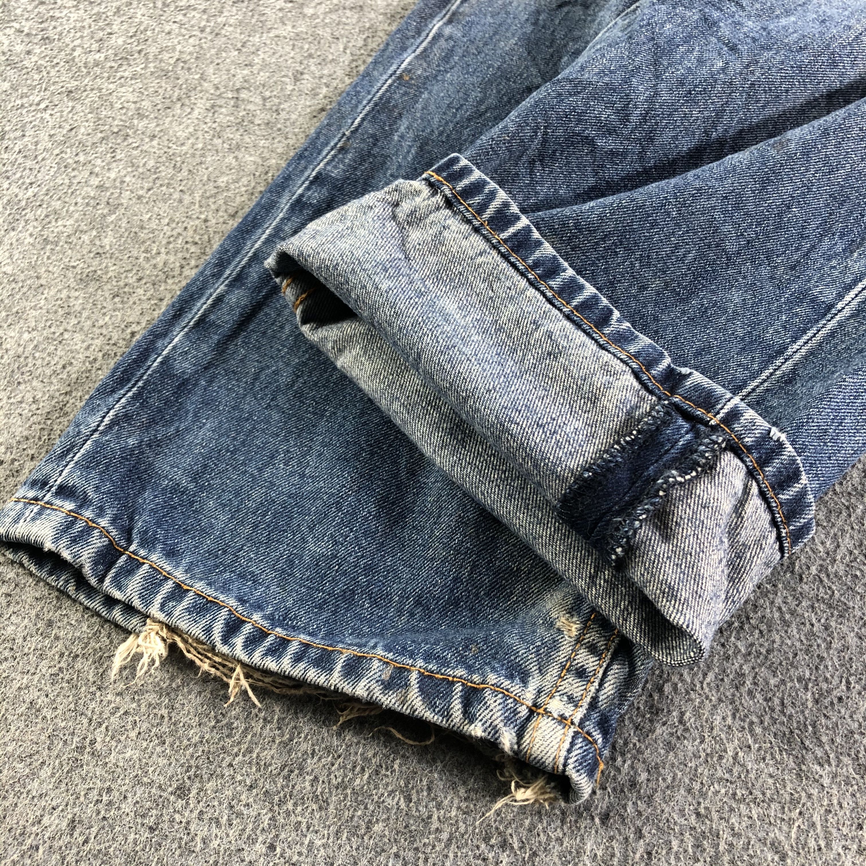 Levi's Vintage Blue Wash Levis 505 Jeans-J3148 Size US 35 - 7 Thumbnail
