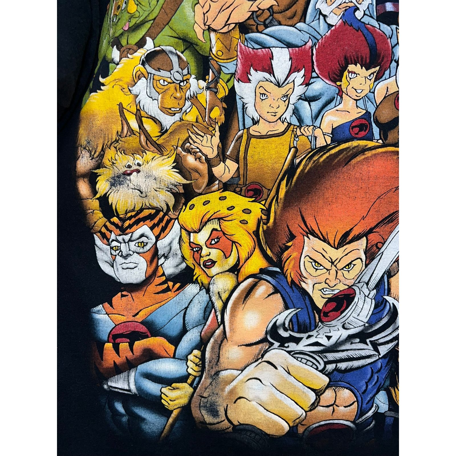 Fruit Of The Loom Vintage Thundercats Shirt Thunder Cats Characters Tee Large Size US L / EU 52-54 / 3 - 2 Thumbnail