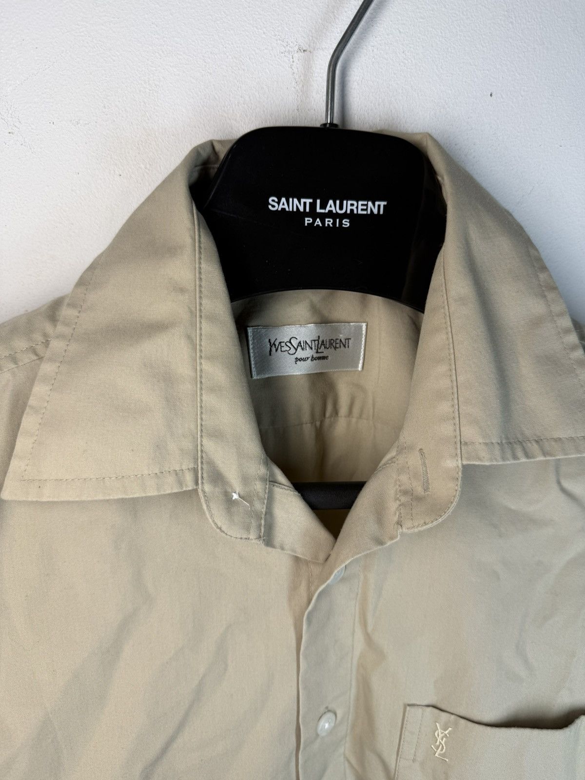 Summer YSL Shirt Beige Old Money
