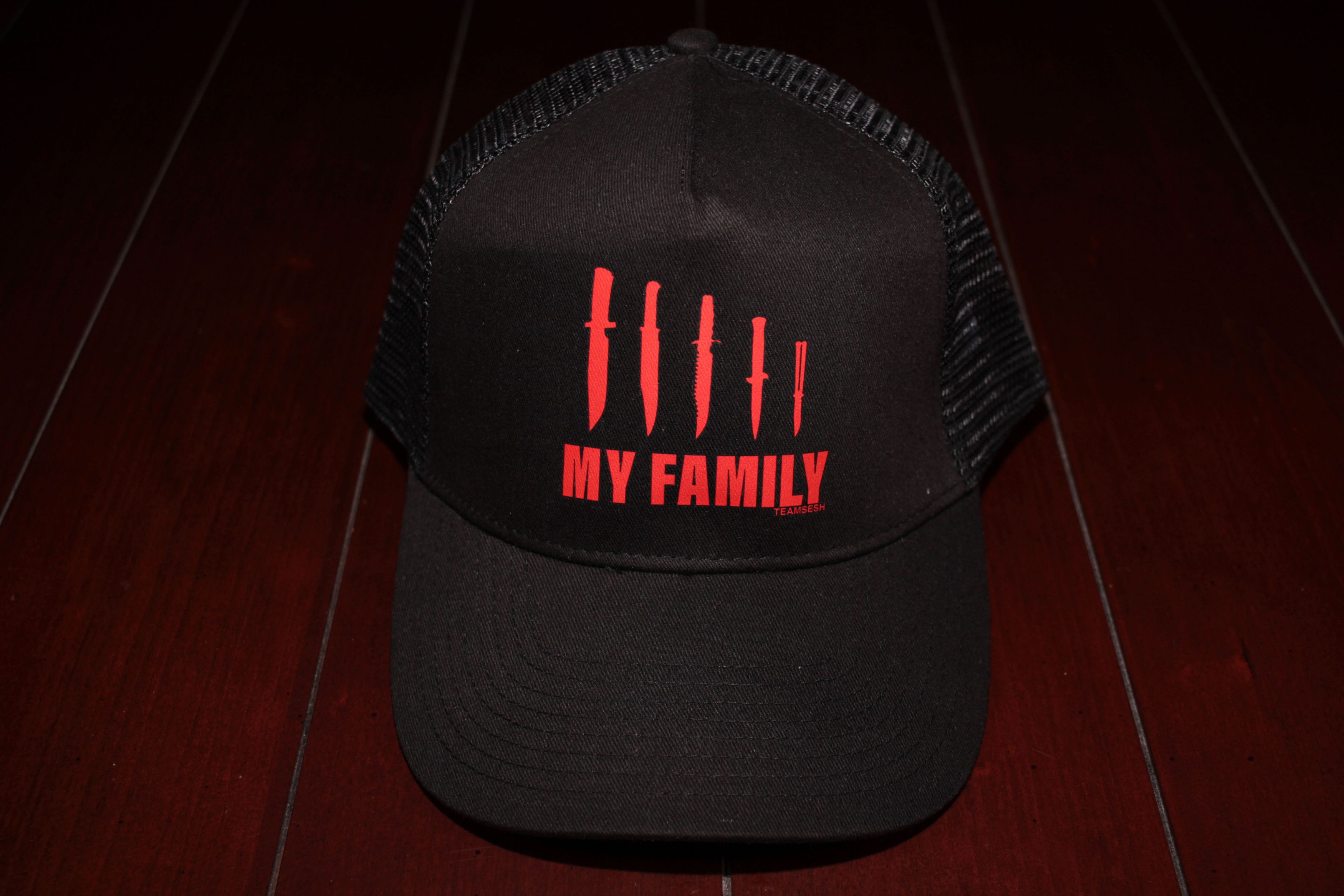 Bones × TeamSESH TeamSESH 'My Family' Embroidered Trucker Hat Size ONE SIZE - 2 Thumbnail