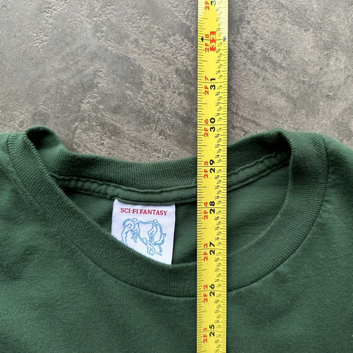 Sci-Fi Fantasy Vintage 90s Sci-Fi Fantasy Heavyweight Skate Tee Green XL Size US XL / EU 56 / 4 - 5 Thumbnail