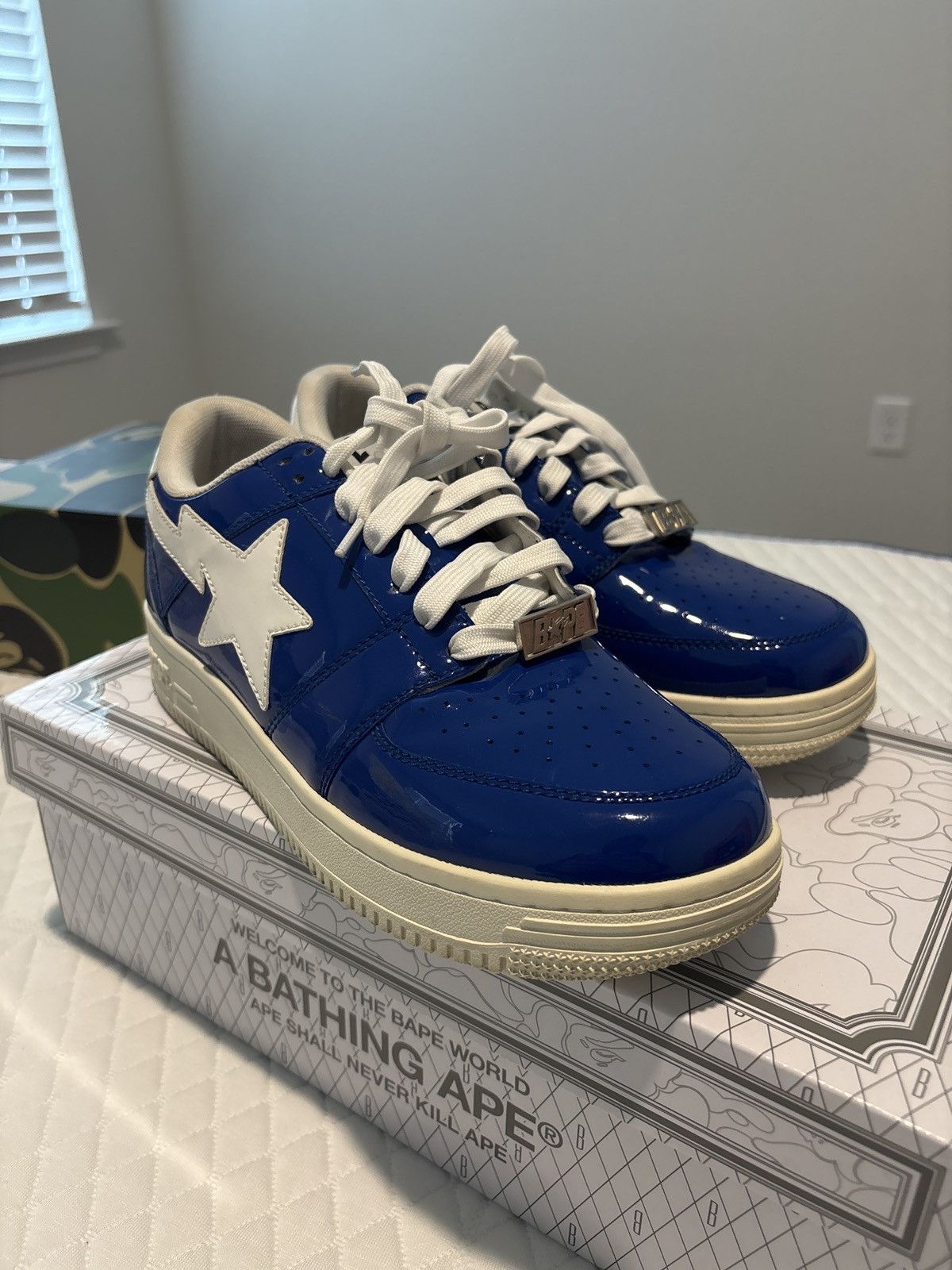 Bape Bapesta Low M2 Blue Size US 9 / EU 42 - 3 Thumbnail
