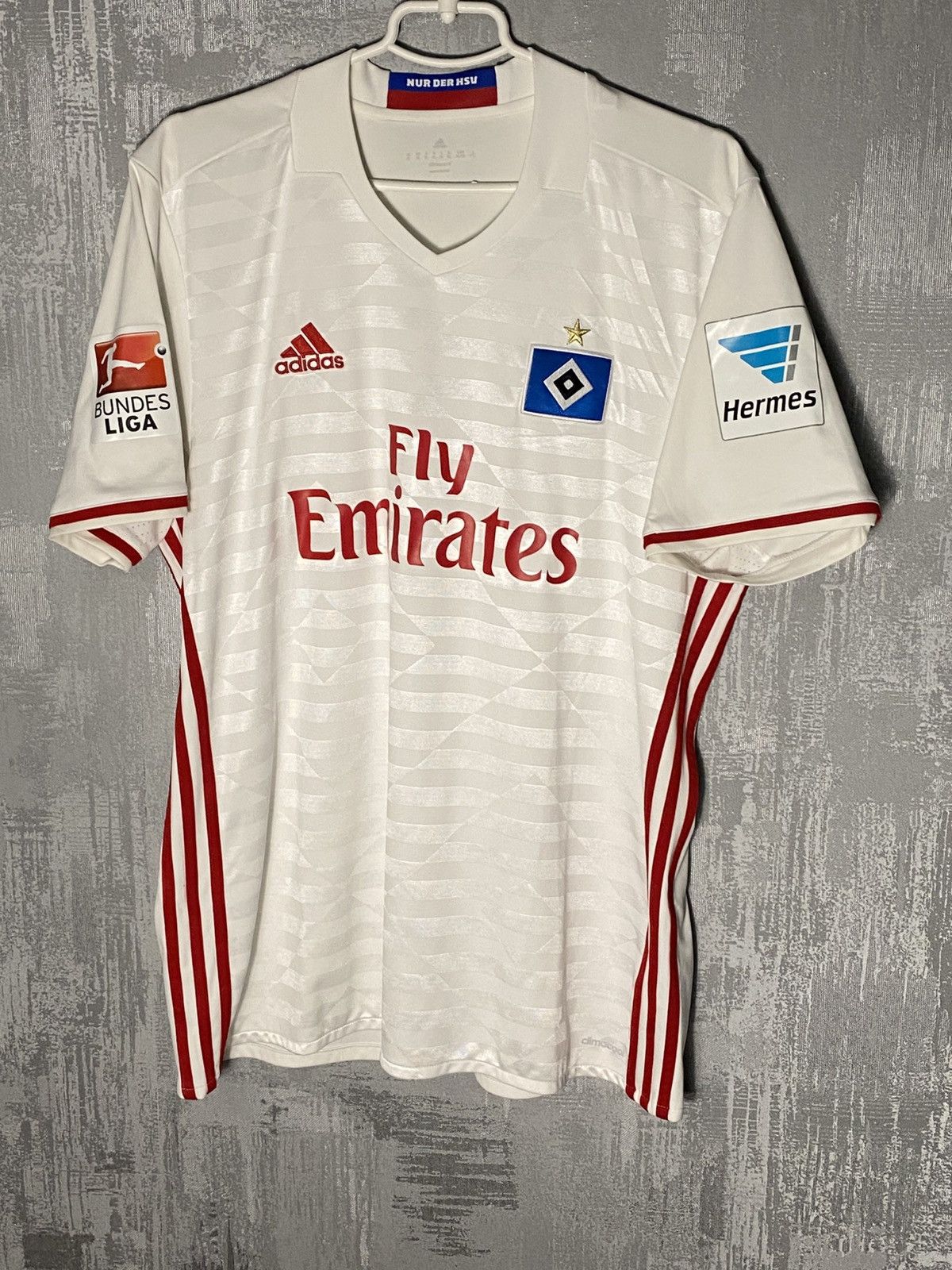 Adidas SV Hamburg Adidas Soccer Jersey 2016 Home Football Shirt Kit Size US XL / EU 56 / 4 - 1 Thumbnail