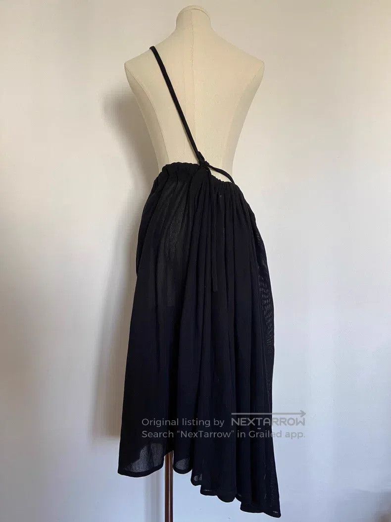 Yohji Yamamoto Yohji Yamamoto size 3 Black strappy skirt Size 25" / US 0 / IT 36 - 5 Thumbnail