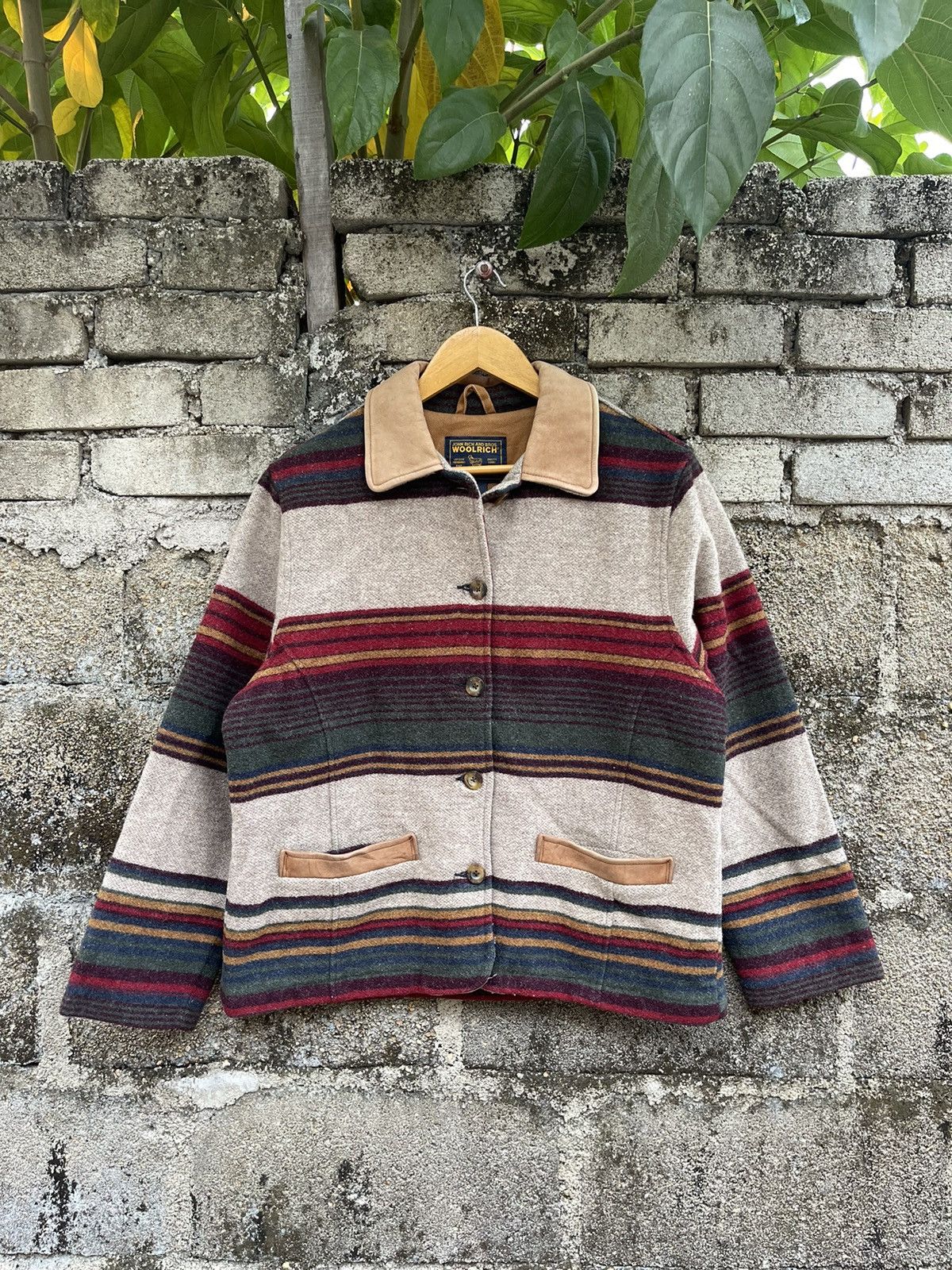 Woolrich Woolen Mills Vintage 90s Woolrich Southwestern Blanket Jacket Made in USA Size US M / EU 48-50 / 2 - 1 Thumbnail