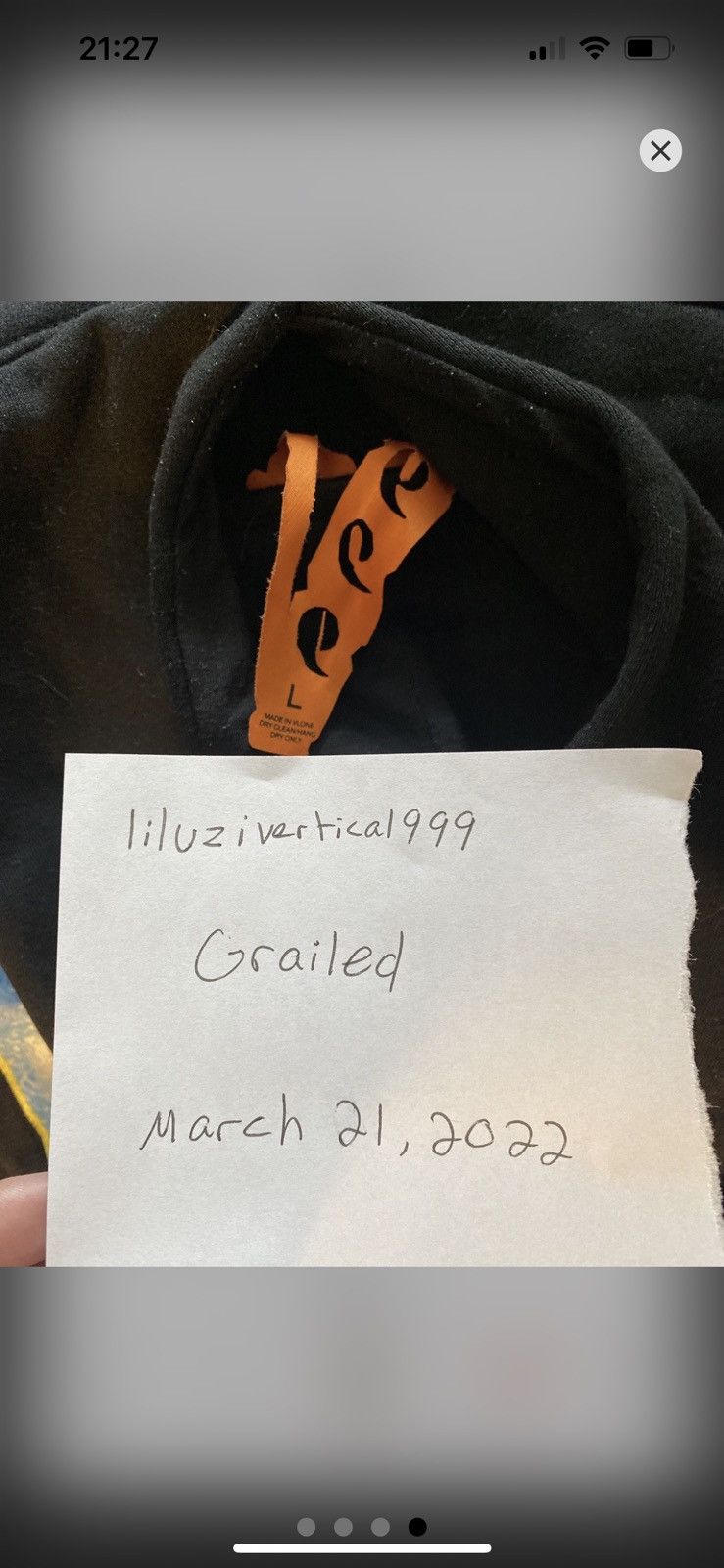 Vlone Vlone Juicewrld Hoodie Size US L / EU 52-54 / 3 - 9 Thumbnail