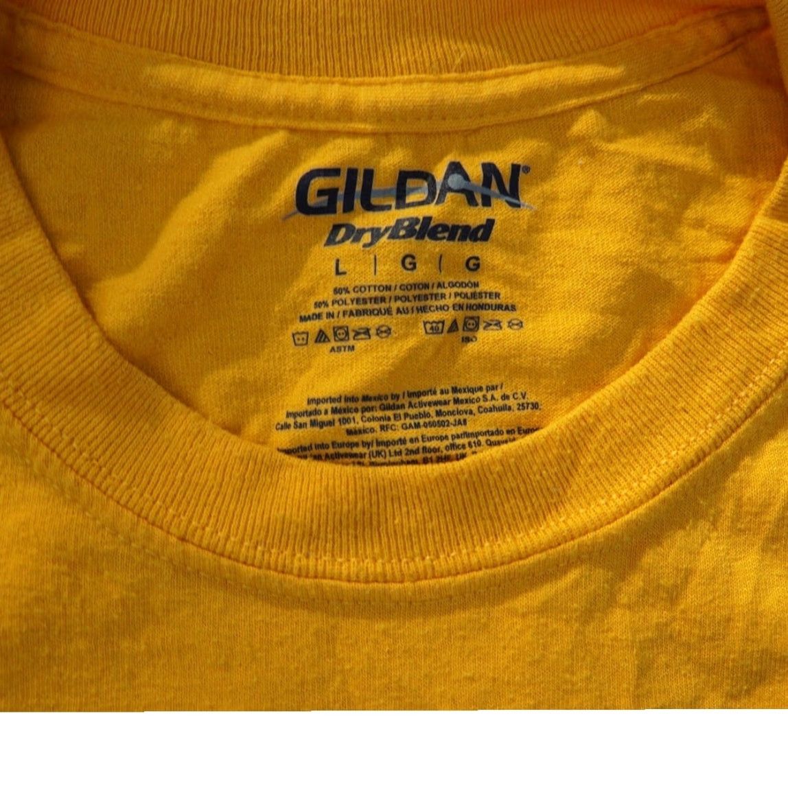 Gildan VINTAGE NFL Pittsburgh Steelers St. Vincent Training Camp T Shirt L Yellow Mens Shirt Size US L / EU 52-54 / 3 - 4 Thumbnail