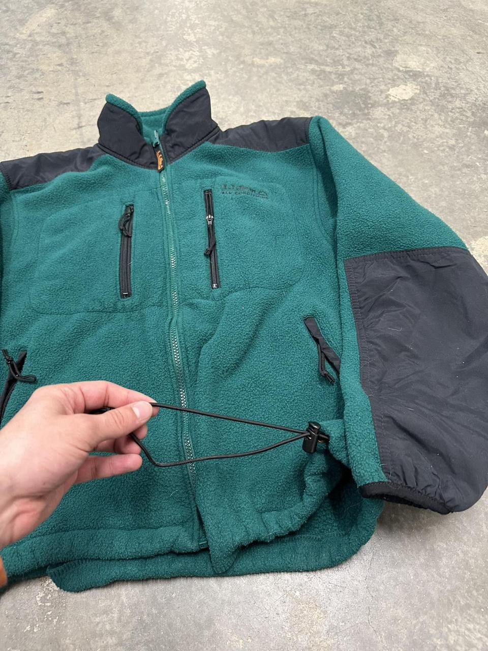 L.L. Bean Vintage L.L Bean Forrest Green Fleece Jacket Size Large Size US L / EU 52-54 / 3 - 5 Thumbnail