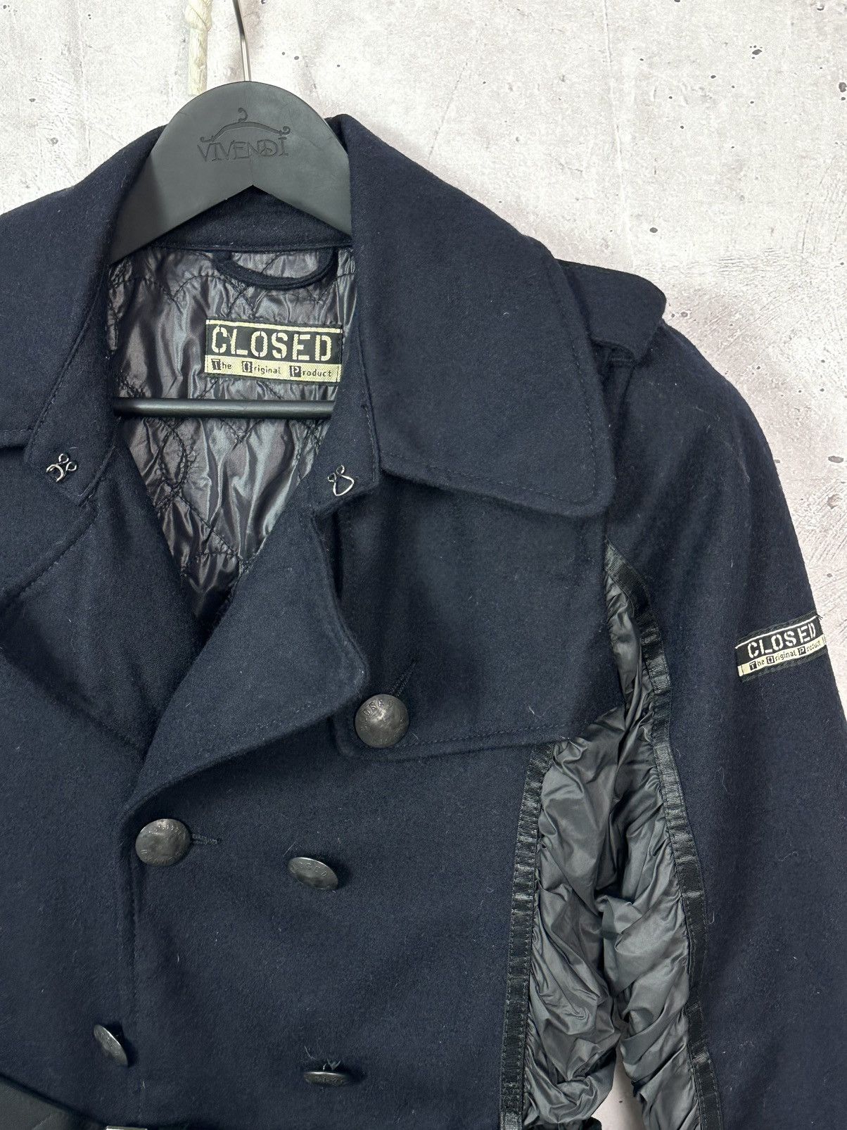 CLOSED × Marithe + Francois Girbaud Marithe Francois Girbaud Closed Avantgarde Style Wool Trench Size M / US 6-8 / IT 42-44 - 6 Thumbnail