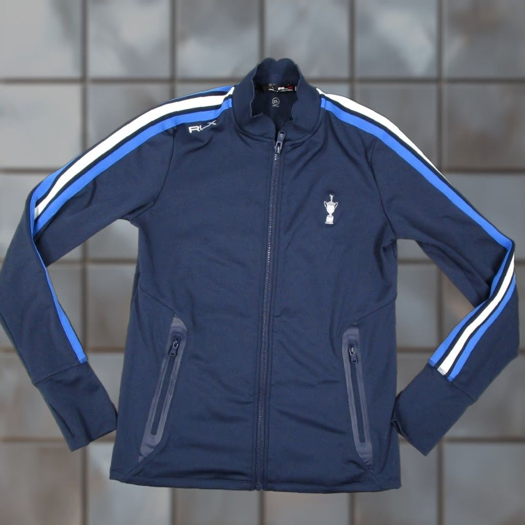 RLX Ralph Lauren RLX Ralph Lauren Women Navy Blue Full Zip Wicking Track Jacket Trophy Size S Size S / US 4 / IT 40 - 1 Thumbnail