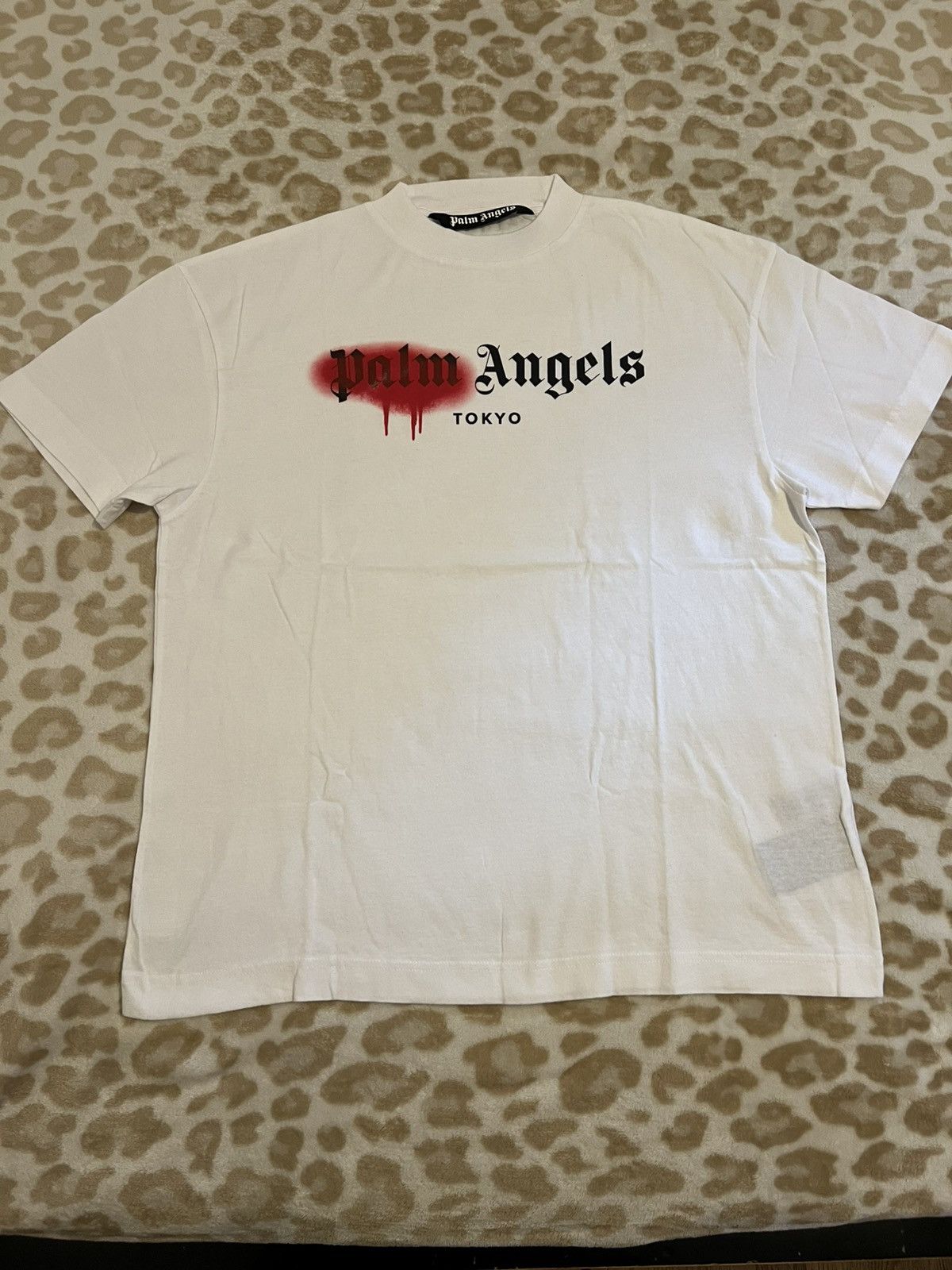 Palm Angels Palm Angels Tokyo Sprayed Logo T-shirt Size Medium NEW Size US M / EU 48-50 / 2 - 2 Thumbnail