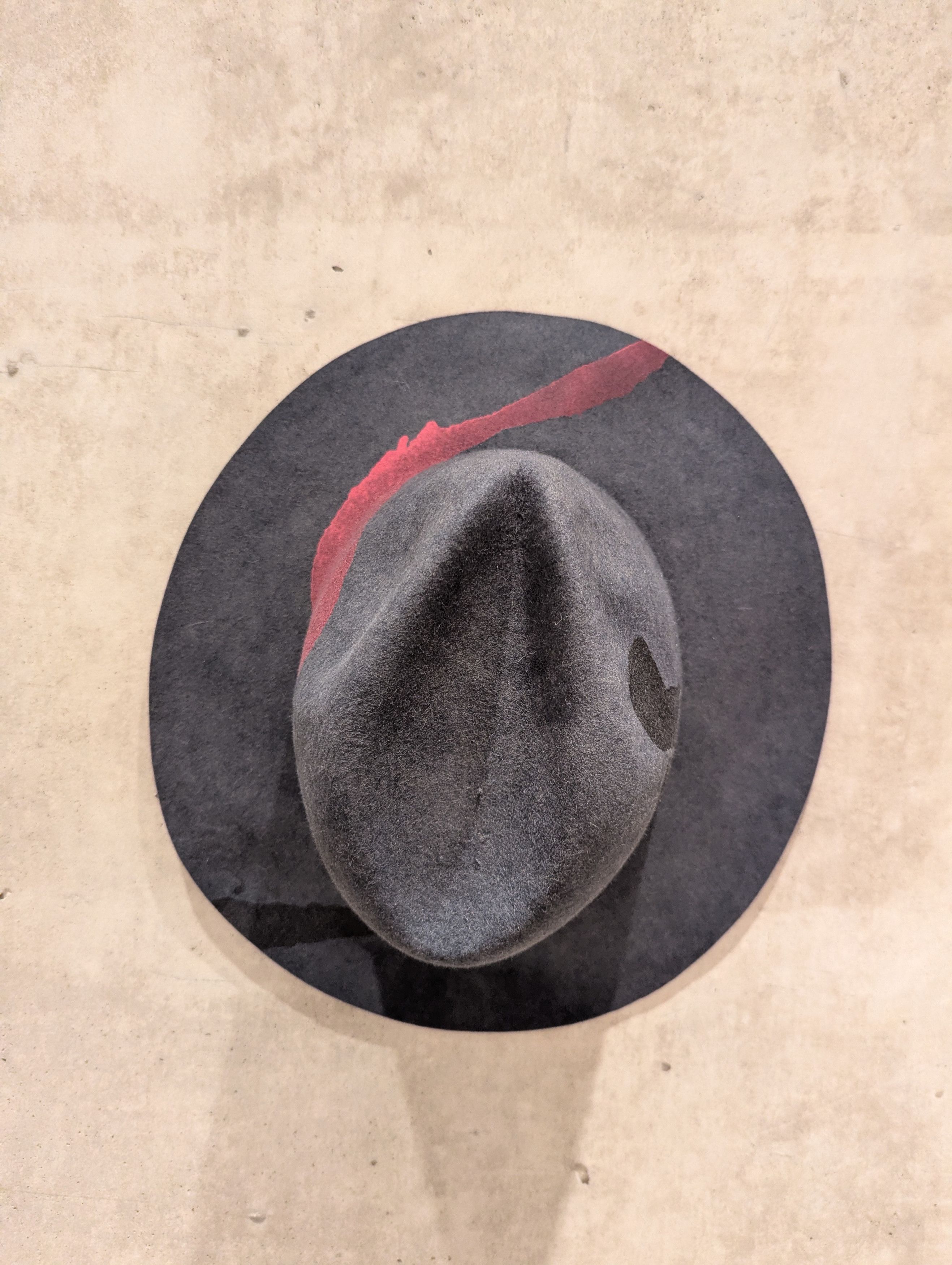 Reinhard Plank Hand-painted Felt Hat Size ONE SIZE - 5 Thumbnail