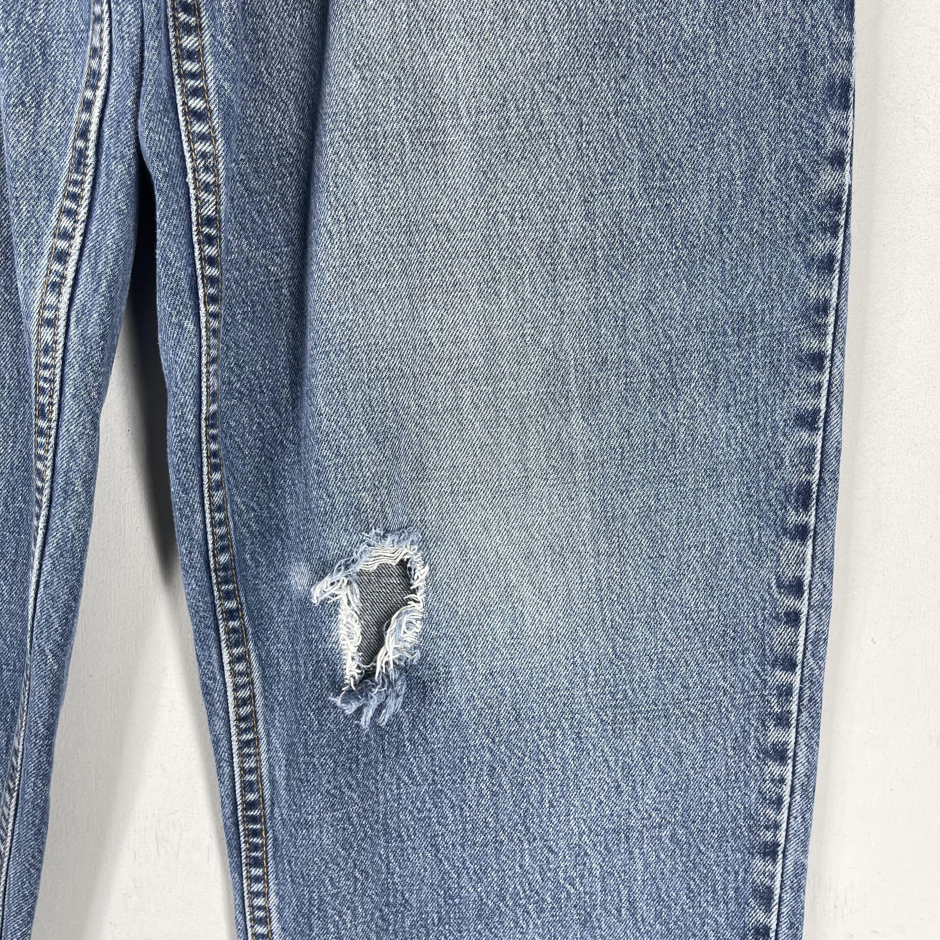 Levi's × Vintage Size 33 Vintage Levis 570 Distressed Reinforced Jeans Size US 33 - 5 Thumbnail