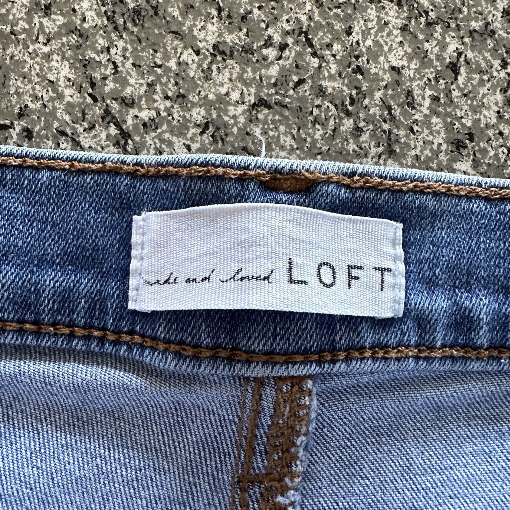 Loft Loft Jeans Womens 6 28x25 High Rise Skinny Light Wash Denim Blue Stretch 5-Pocket Size 28" / US 6 / IT 42 - 4 Thumbnail