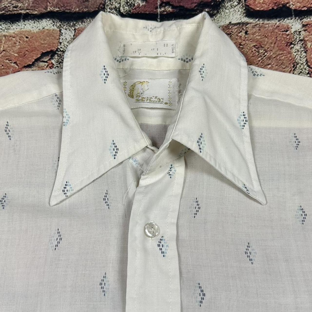 Vintage Vintage Cavalier Button Up Shirt AOP 60s Point Collar Size US L / EU 52-54 / 3 - 14 Thumbnail