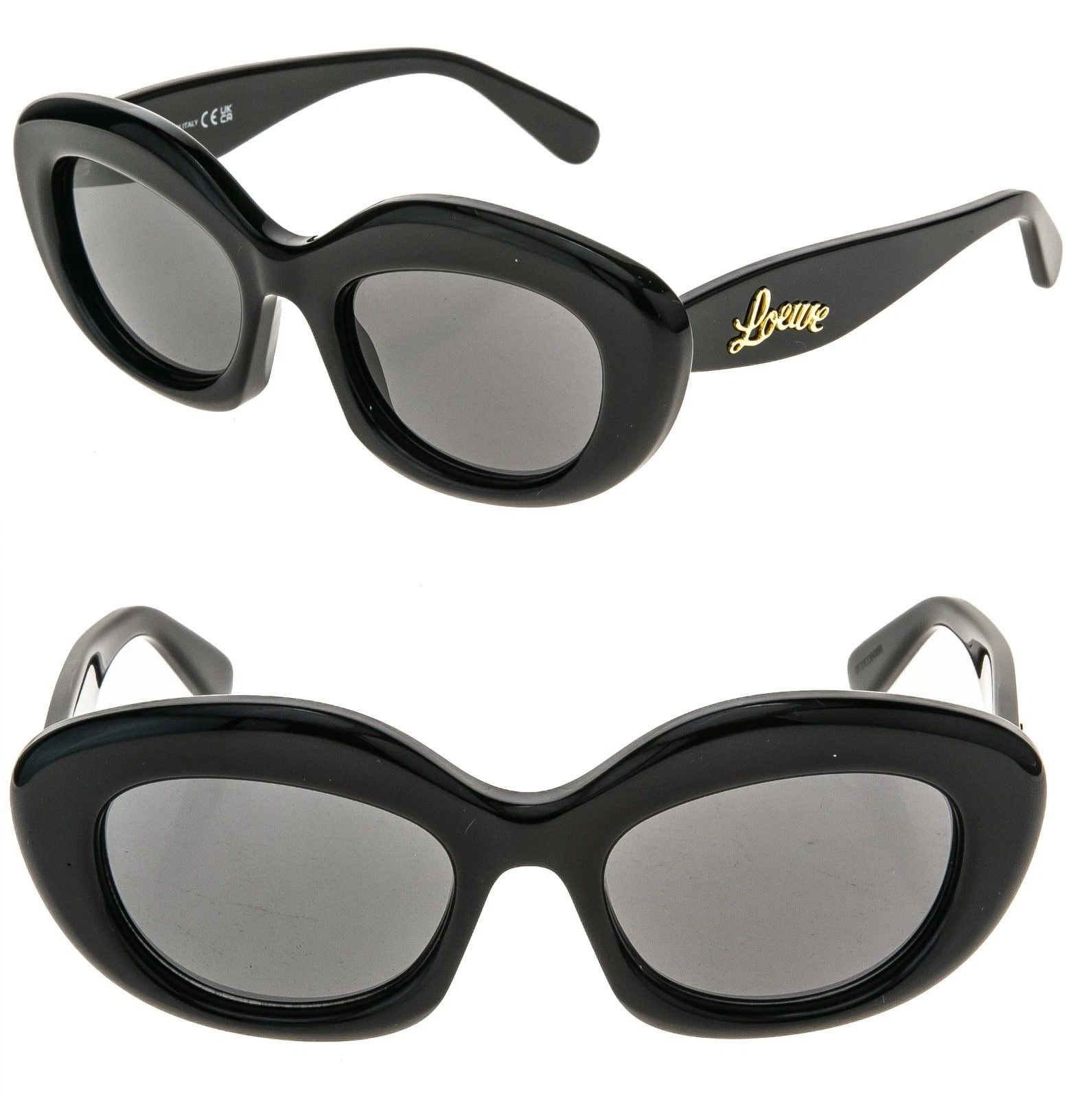 Loewe LOEWE LW40153I 40153 CURVY Logo Black Sunglasses 01A Size ONE SIZE - 1 Thumbnail