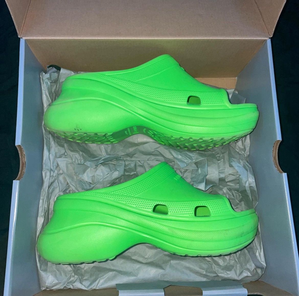 Balenciaga SS22 Balenciaga HardCrocs Size 43 | Grailed