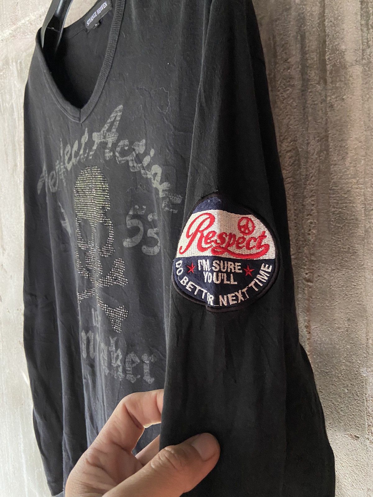 In The Attic STRANGE HEAVEN RAIN MARKER SKULL LONG SLEEVE Size US S / EU 44-46 / 1 - 6 Thumbnail