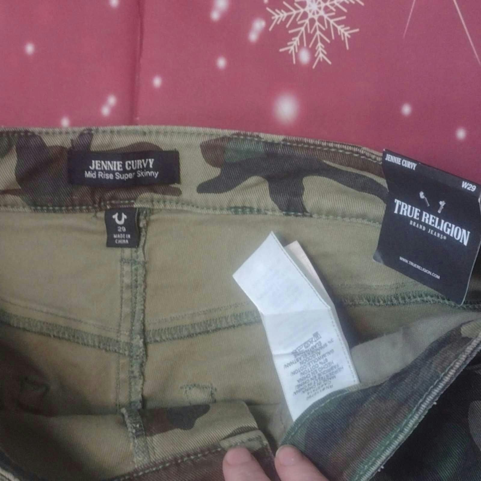 True Religion True religion Jennie curvy midrise super skinny jeans sz 29 Size 29" - 3 Thumbnail