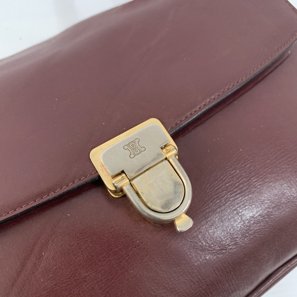 Celine Celine Box Vintage Leather Handbag Size ONE SIZE - 9 Thumbnail