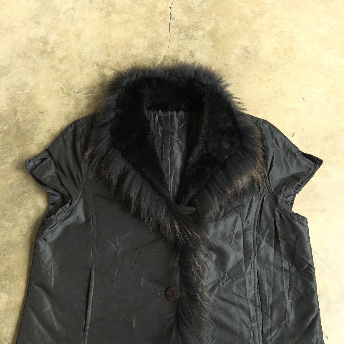 14th Addiction 2000s Japanese Brand Fur Vest Jacket Vkei Gothic Grunge Size US L / EU 52-54 / 3 - 2 Thumbnail