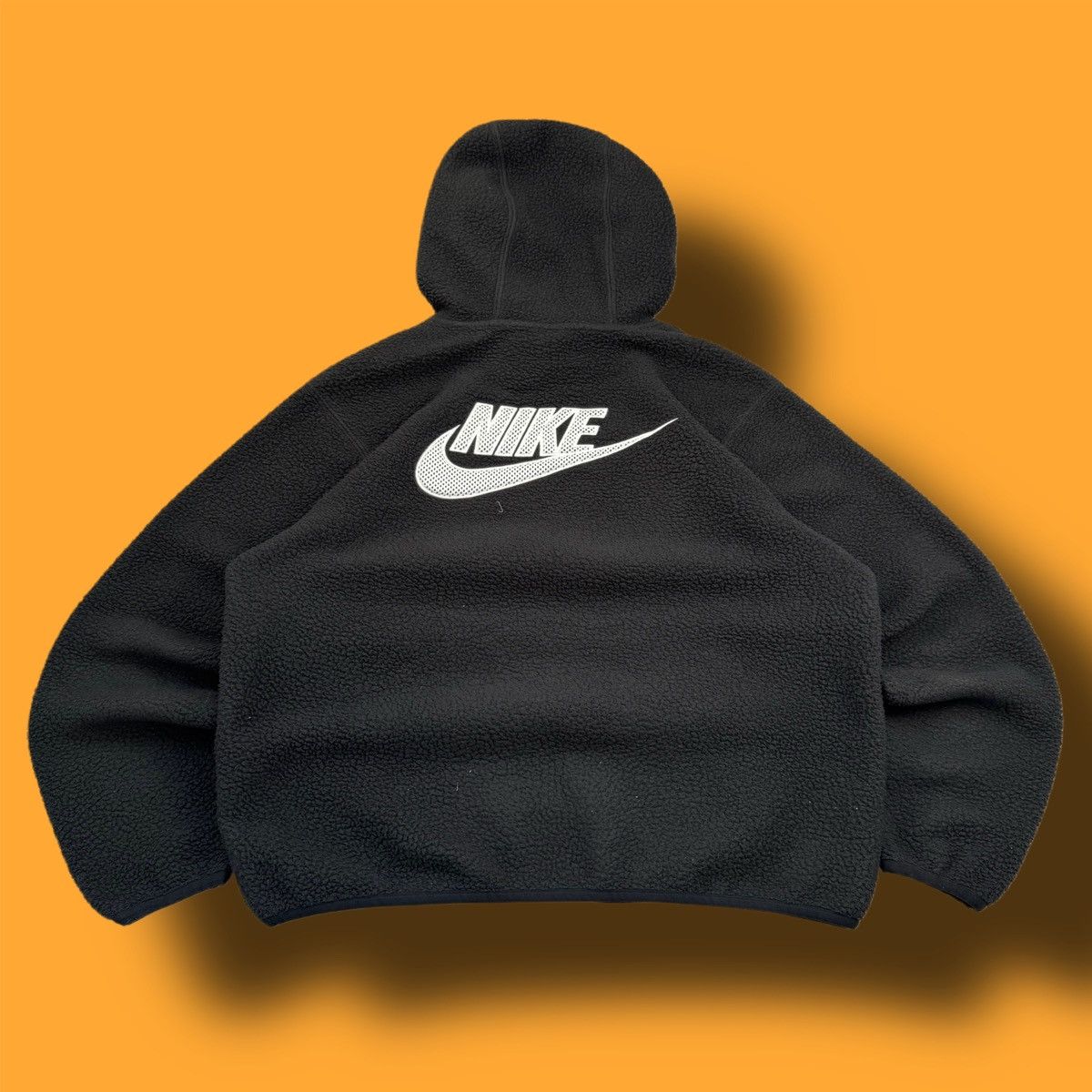 Nike × Vintage NIKE AIR MAX TEDDY VINTAGE CENTER LOGO OVERSIZE BOXY HOODIE Size US M / EU 48-50 / 2 - 2 Thumbnail