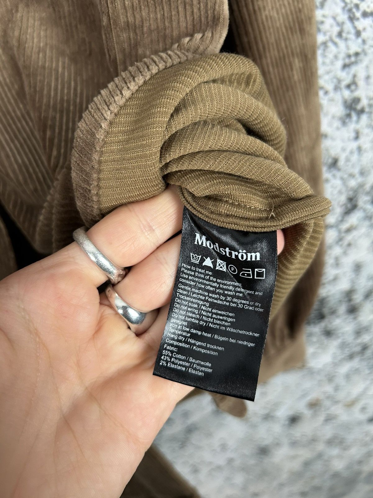 Other Modstrom Corduroy Brown Shirt Streetwear Designer Hype Size US M / EU 48-50 / 2 - 5 Thumbnail