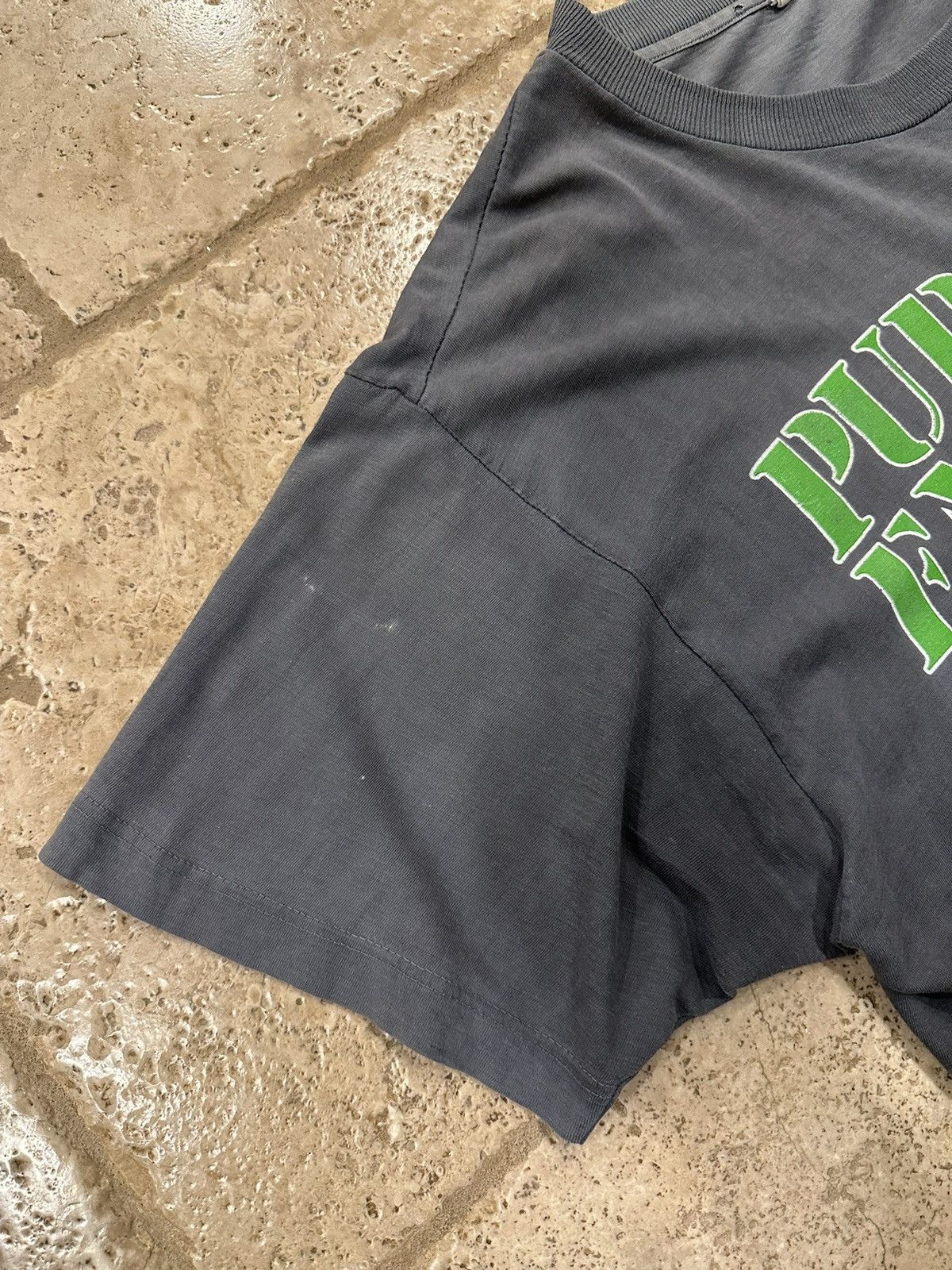 Public Enemy Vintage Public Enemy Apocalypse 1992 Grey Faded Tee Size US XL / EU 56 / 4 - 8 Thumbnail