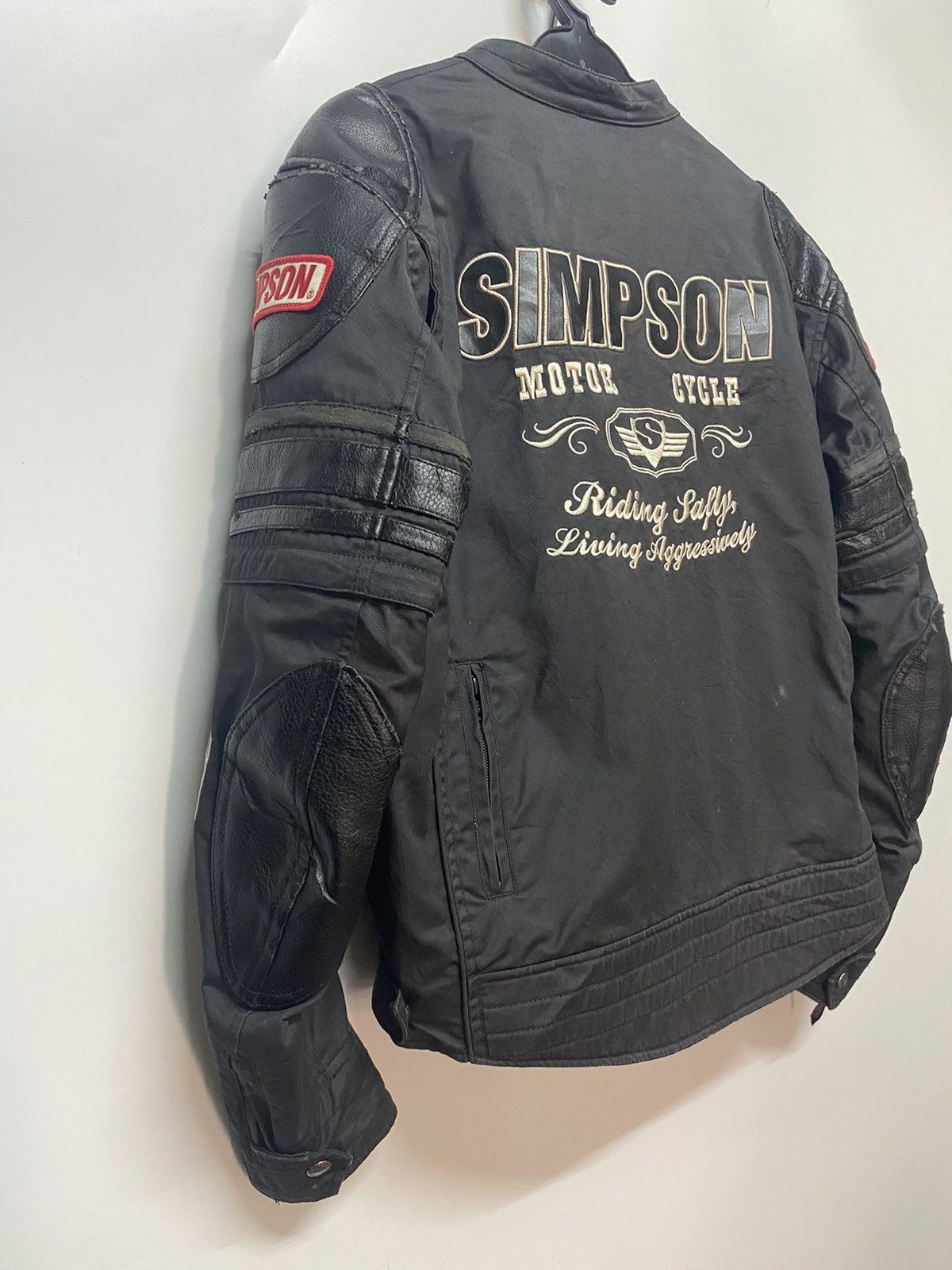 The Simpsons SIMPSON Motorcycle Riders Racer Jacket Patches Size US L / EU 52-54 / 3 - 6 Thumbnail