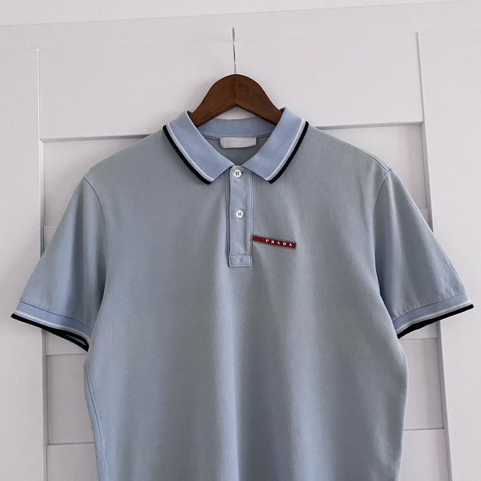 Prada polo outlet red