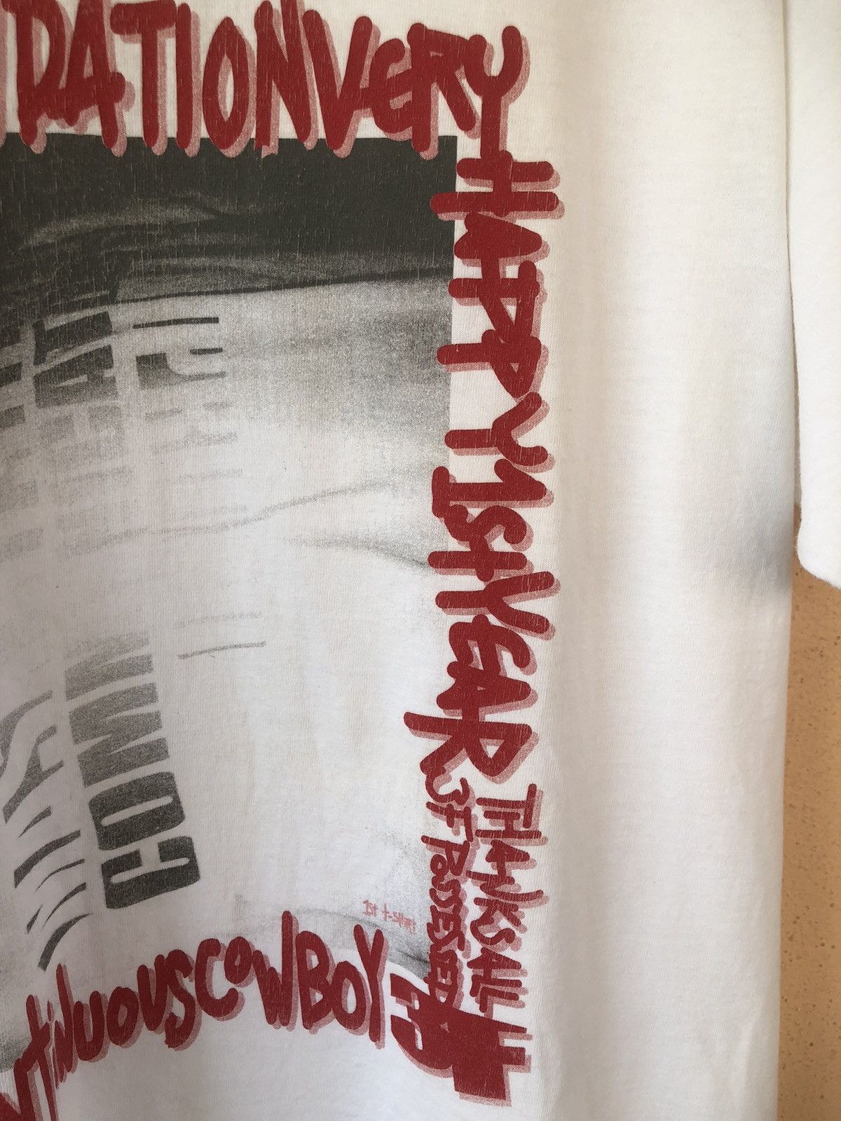 Vintage Vintage 3rd Foundation Wording Tee Size US XL / EU 56 / 4 - 9 Thumbnail