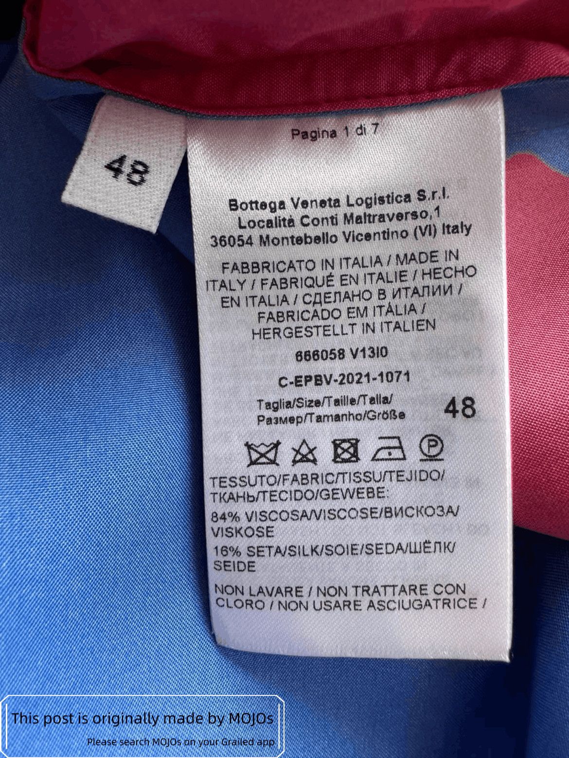 Bottega Veneta Sz 48 Bottega Veneta Silk Painting S/S Shirt Size US M / EU 48-50 / 2 - 4 Thumbnail