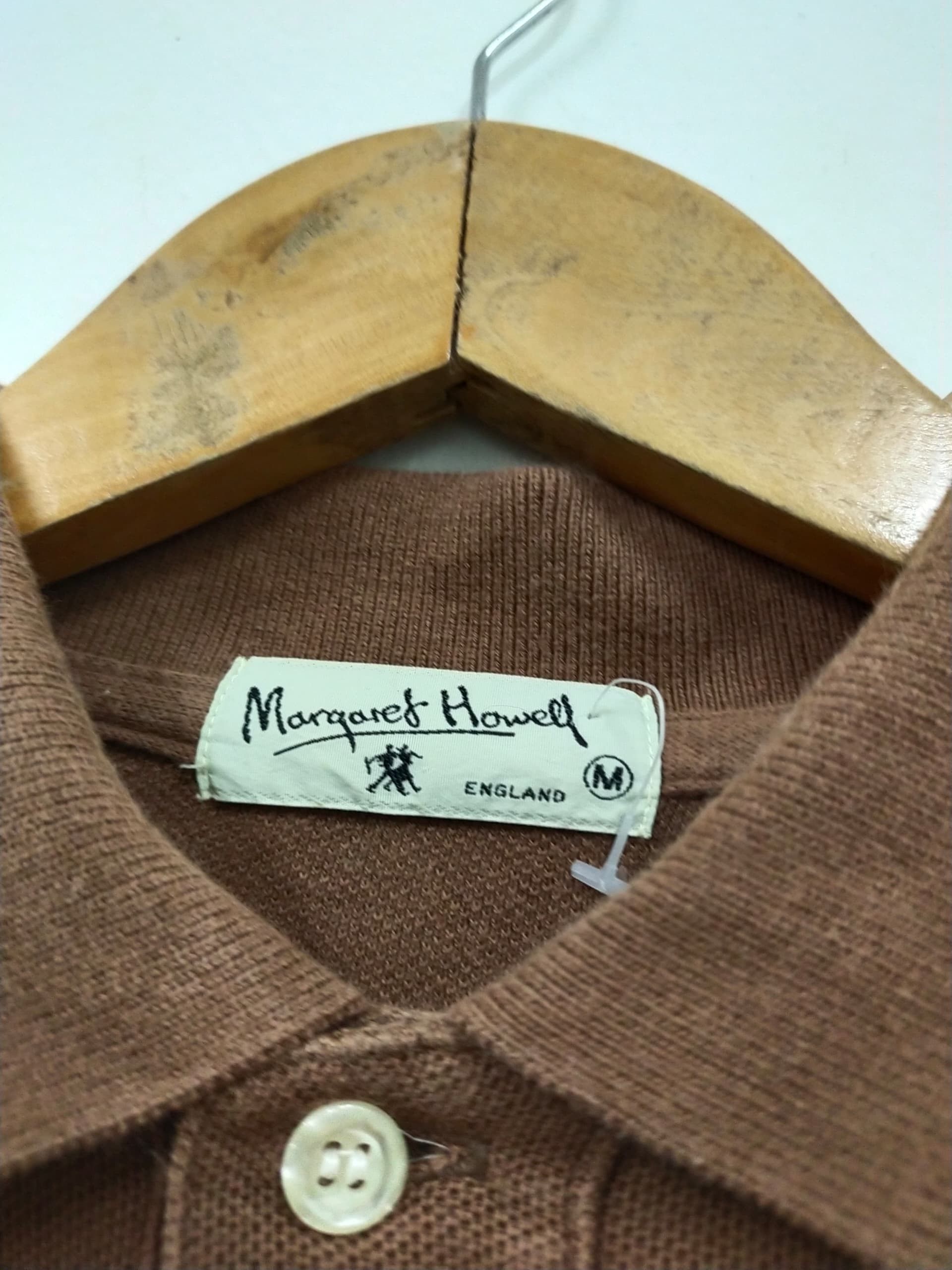 Margaret Howell Vintage MHL Margaret Howell brown Collar t shirt Size US M / EU 48-50 / 2 - 4 Thumbnail
