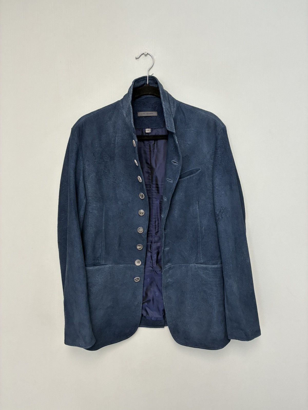 John Varvatos Woodward Multibutton Suede Jacket EU 46 USA 36 Size US S / EU 44-46 / 1 - 5 Thumbnail