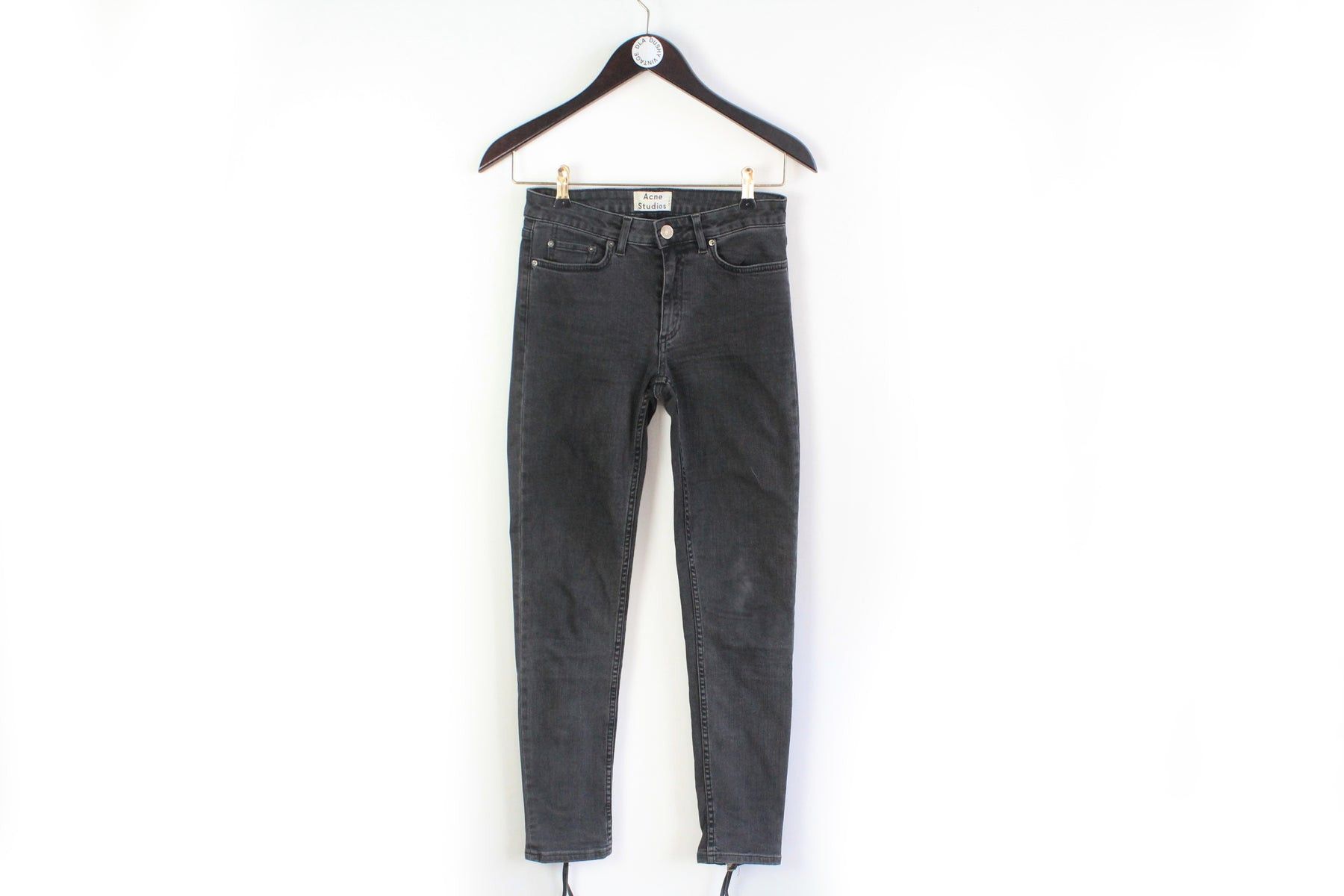 Acne Studios Acne Studios Skin 5 Pistol BLK Jeans Women's 26/32 Size 26" / US 2 / IT 38 - 1 Thumbnail