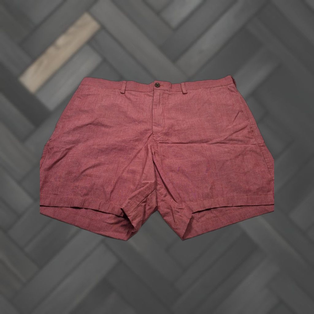 Banana Republic Banana Republic Shorts Mens 40 Red Cotton Chino 9" Inseam Flat Front Casual Size US 40 / EU 56 - 1 Thumbnail