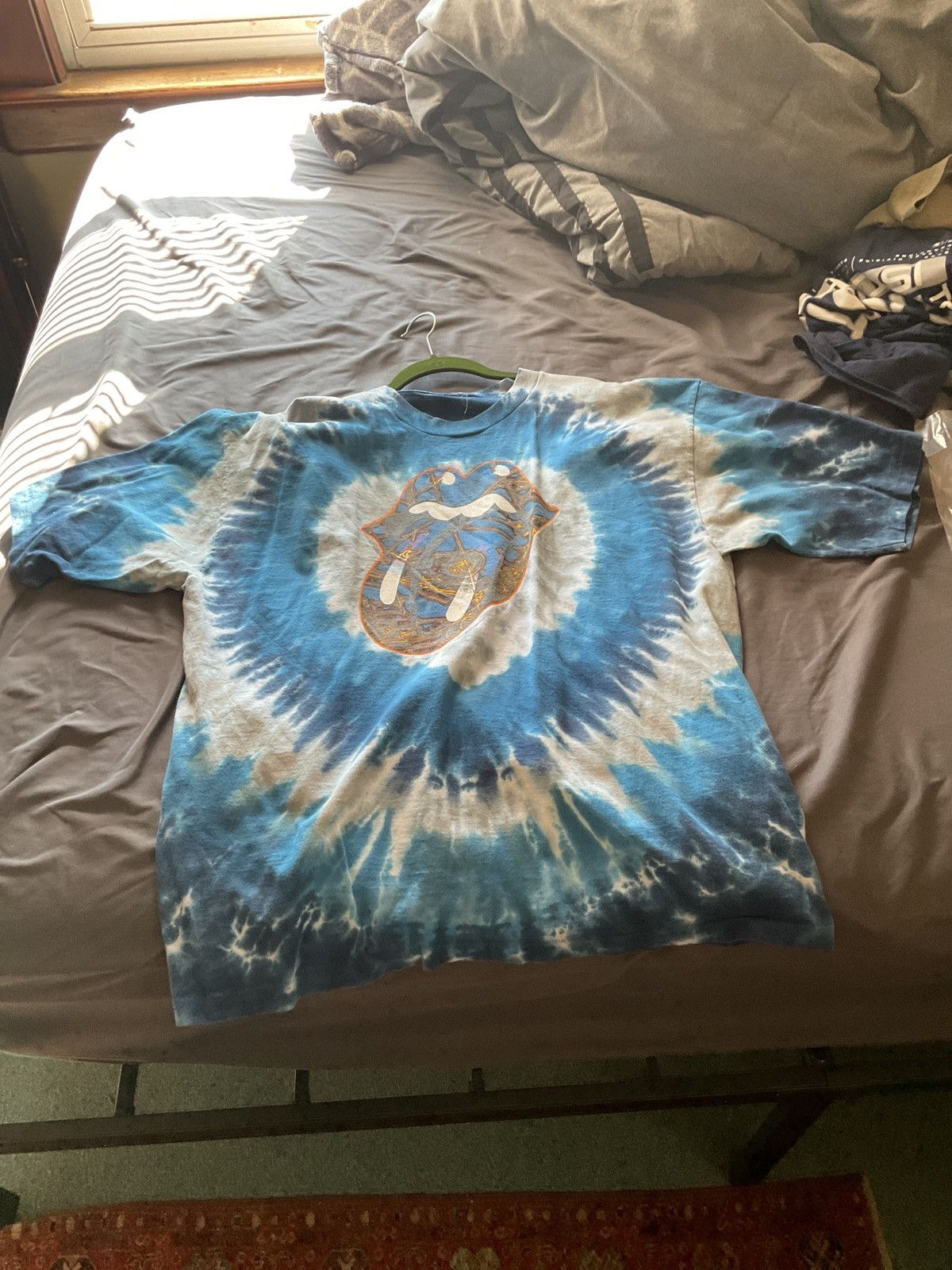 The Rolling Stones Rolling Stones tie dye shirt Size US XL / EU 56 / 4 - 2 Thumbnail