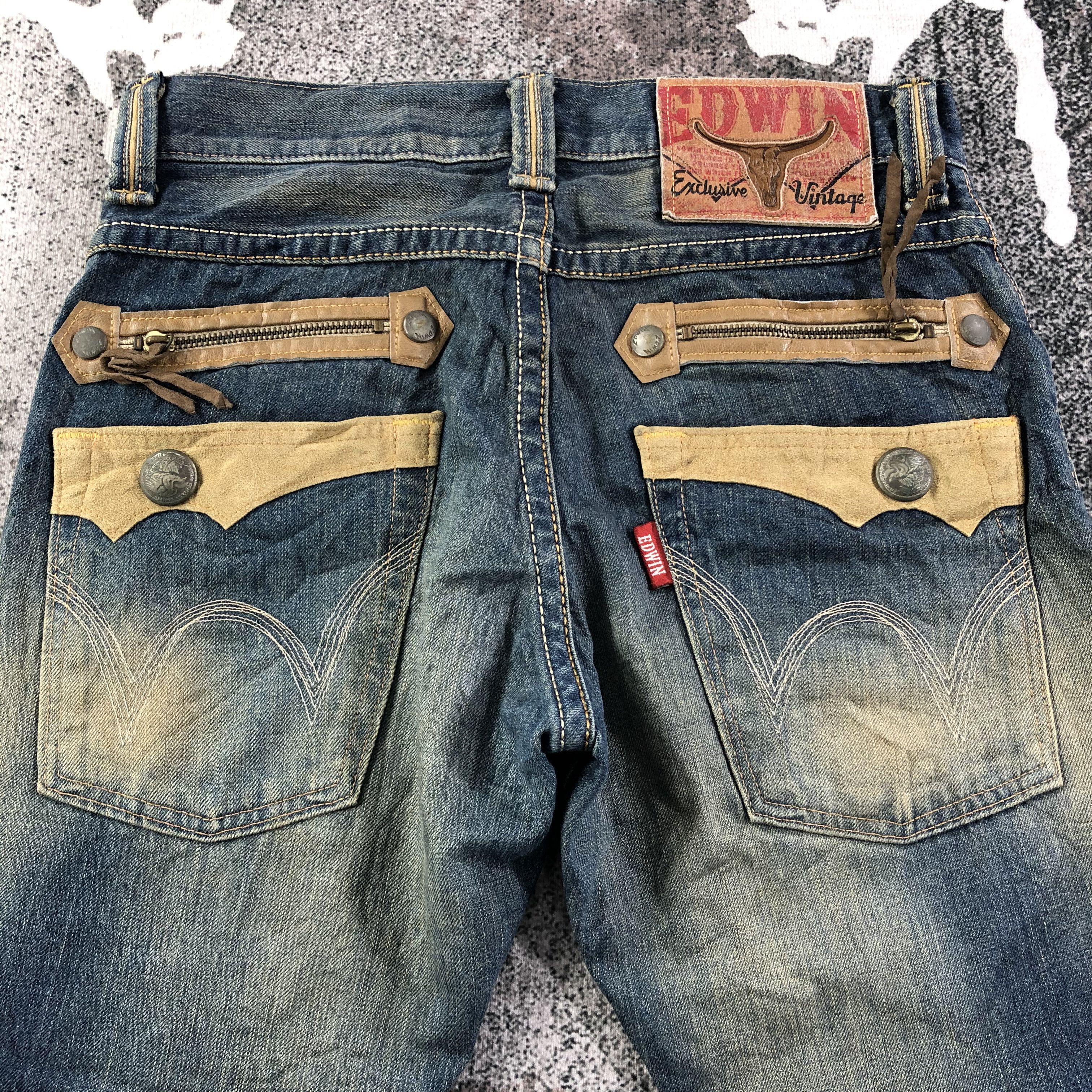 Edwin Edwin XV Jeans Rusty Wash Denim KJ1650 Size US 28 / EU 44 - 4 Thumbnail