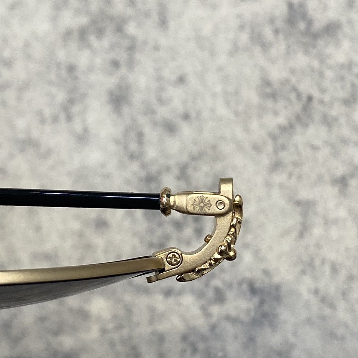 Chrome Hearts CHROME HEARTS DIAMOND DOG Matte Black/Matte Gold PlatedBlack Size ONE SIZE - 19 Thumbnail