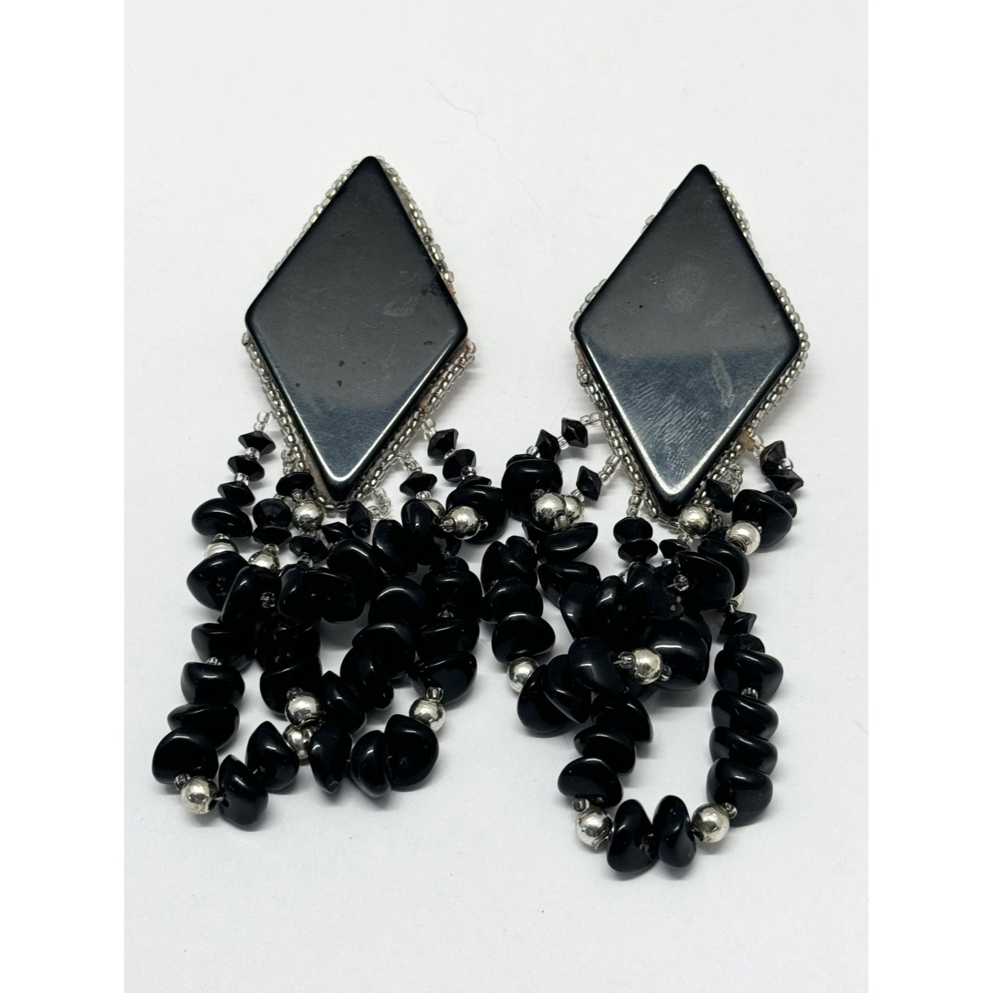Vintage Vintage beaded tassel earrings Size ONE SIZE - 2 Thumbnail