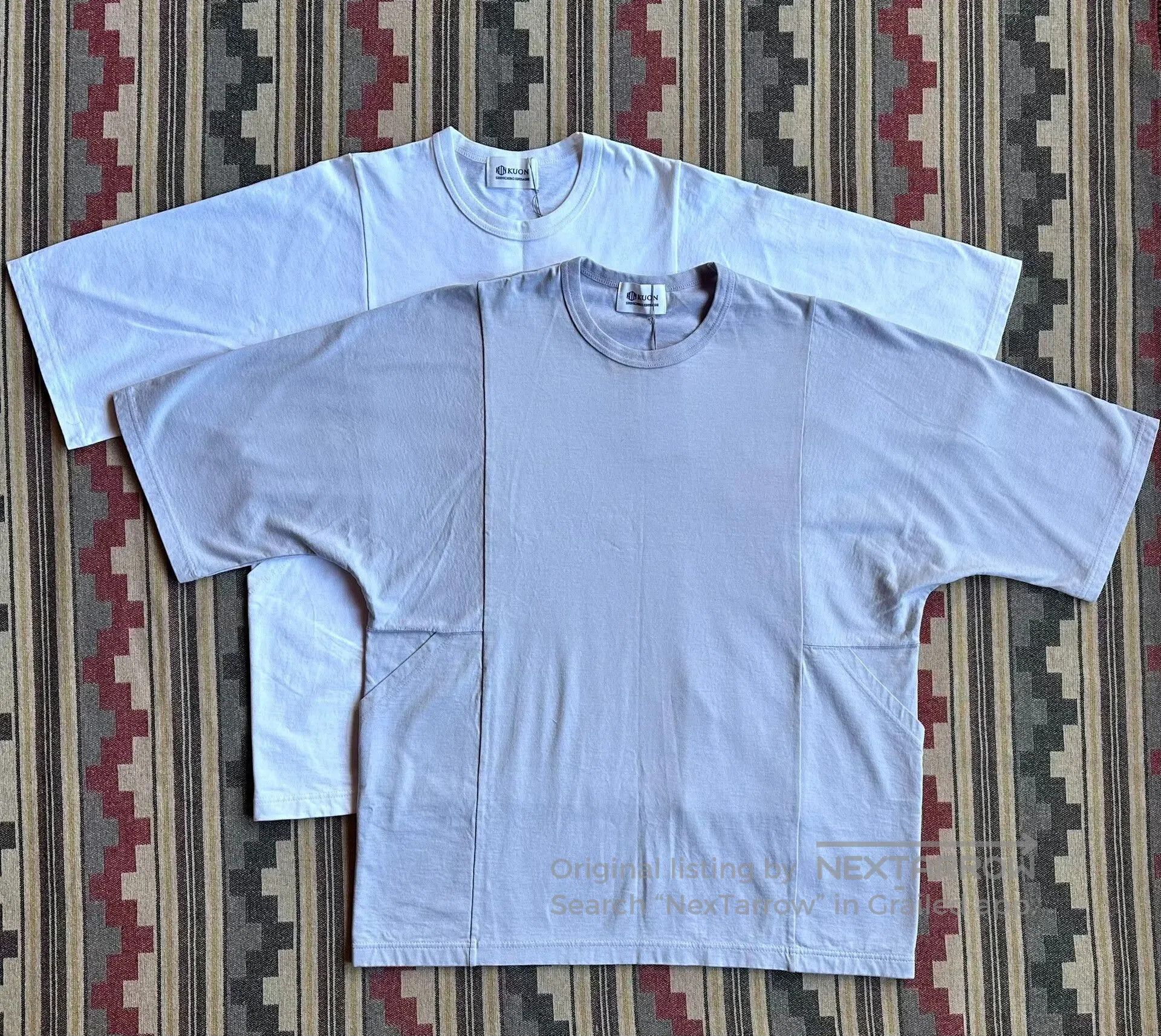 KUON KUON Kite Tee Solid Loose Heavyweight Pocket. Size US M / EU 48-50 / 2 - 1 Thumbnail