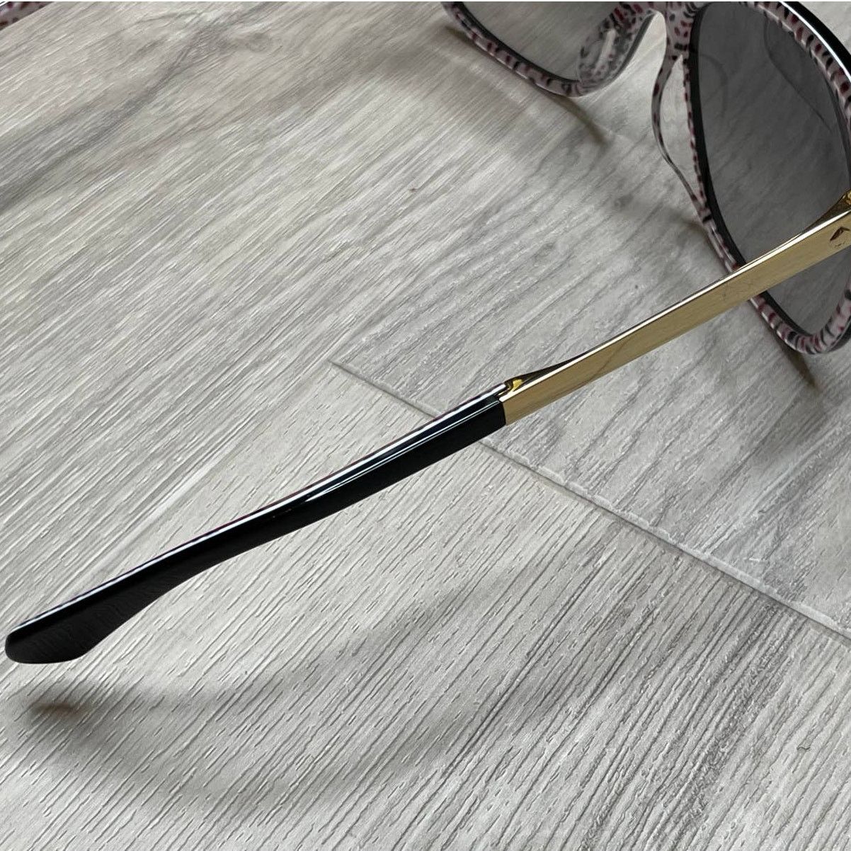 Kate Spade Kate Spade Mackenzee Square Sunglasses, Black Pattern Size ONE SIZE - 8 Thumbnail