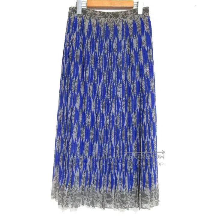 Dries Van Noten Dries Van Noten Printed Ruched Midi Skirt Size 33" - 2 Thumbnail