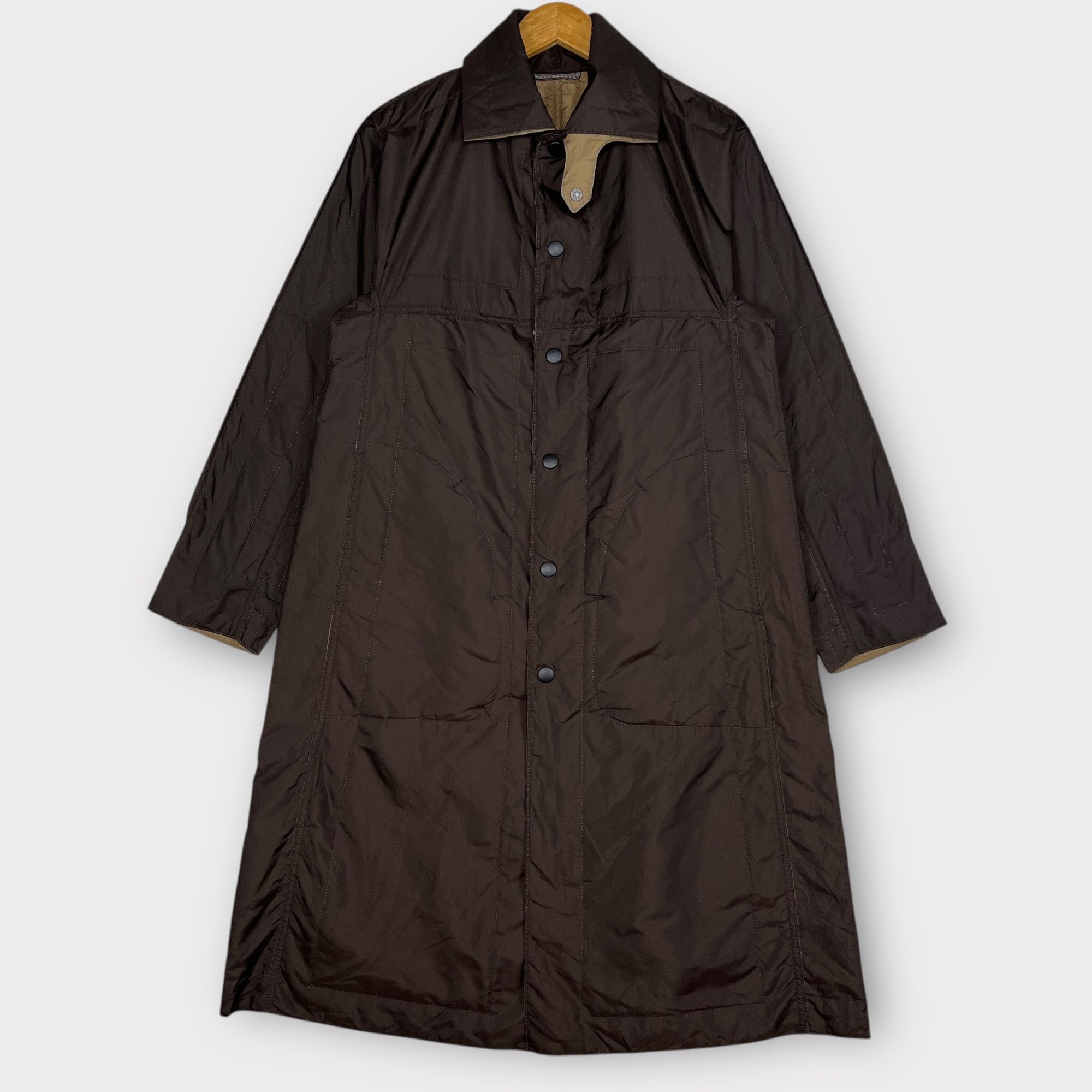 Pleats Please Issey Miyake Pleats Please Issey Miyake Reversible Long Coat Size L / US 10 / IT 46 - 3 Thumbnail