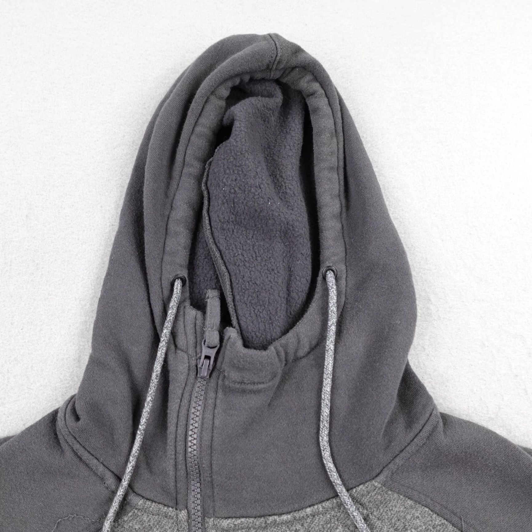 Oakley Oakley Hoodie Womens Small Gray Sundown Quilted Asymmetrical Sweatshirt Jacket Size S / US 4 / IT 40 - 2 Thumbnail