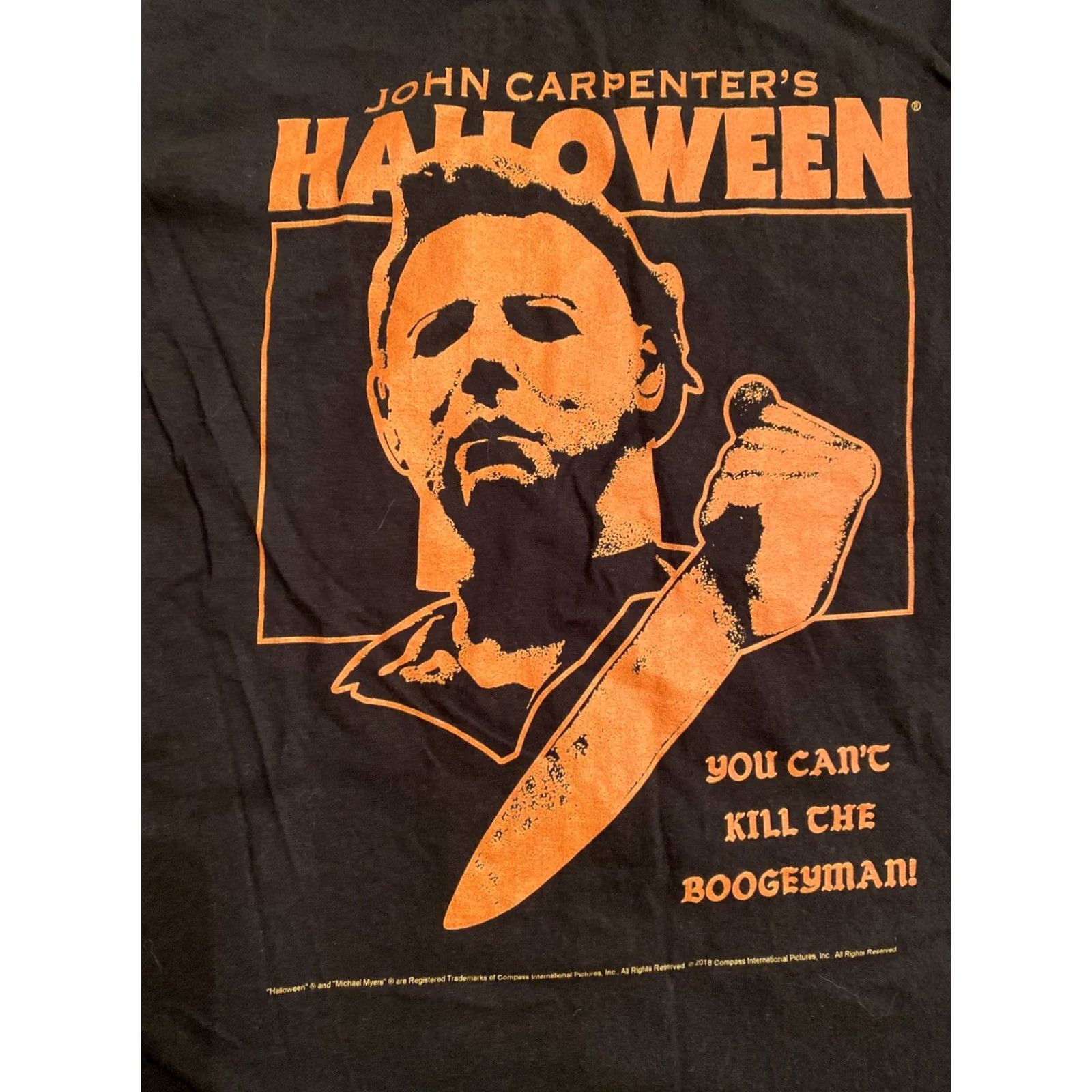Vintage John Carpenter’s Halloween You Can’t Kill The Boogeyman Med Shirt T-Shirt Men M Black Halloween Size US M / EU 48-50 / 2 - 2 Thumbnail