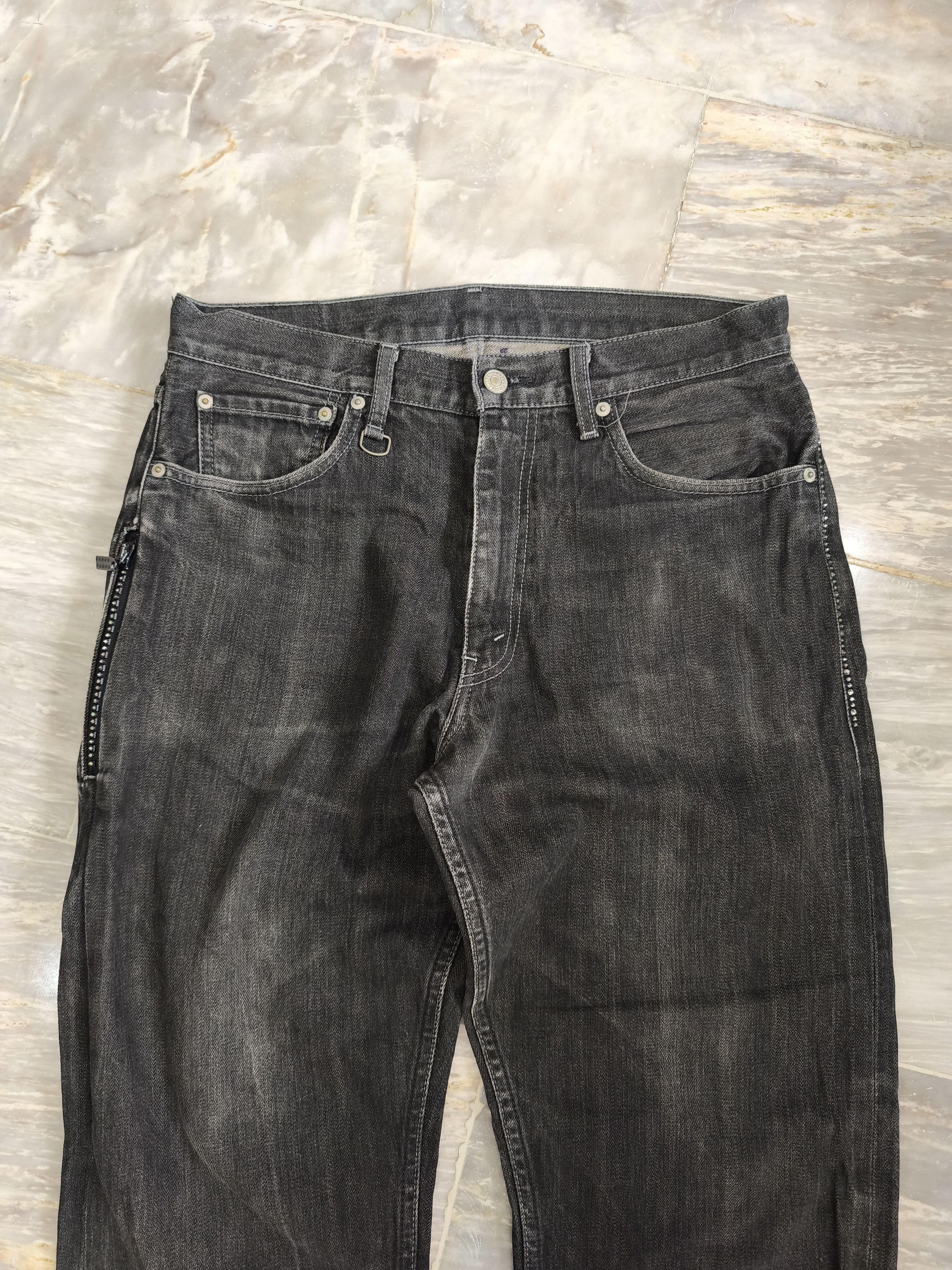 Fragment Design × Levi's Levis Fenom Fragment Swarovski Selvedge Pants Size US 32 / EU 48 - 8 Thumbnail
